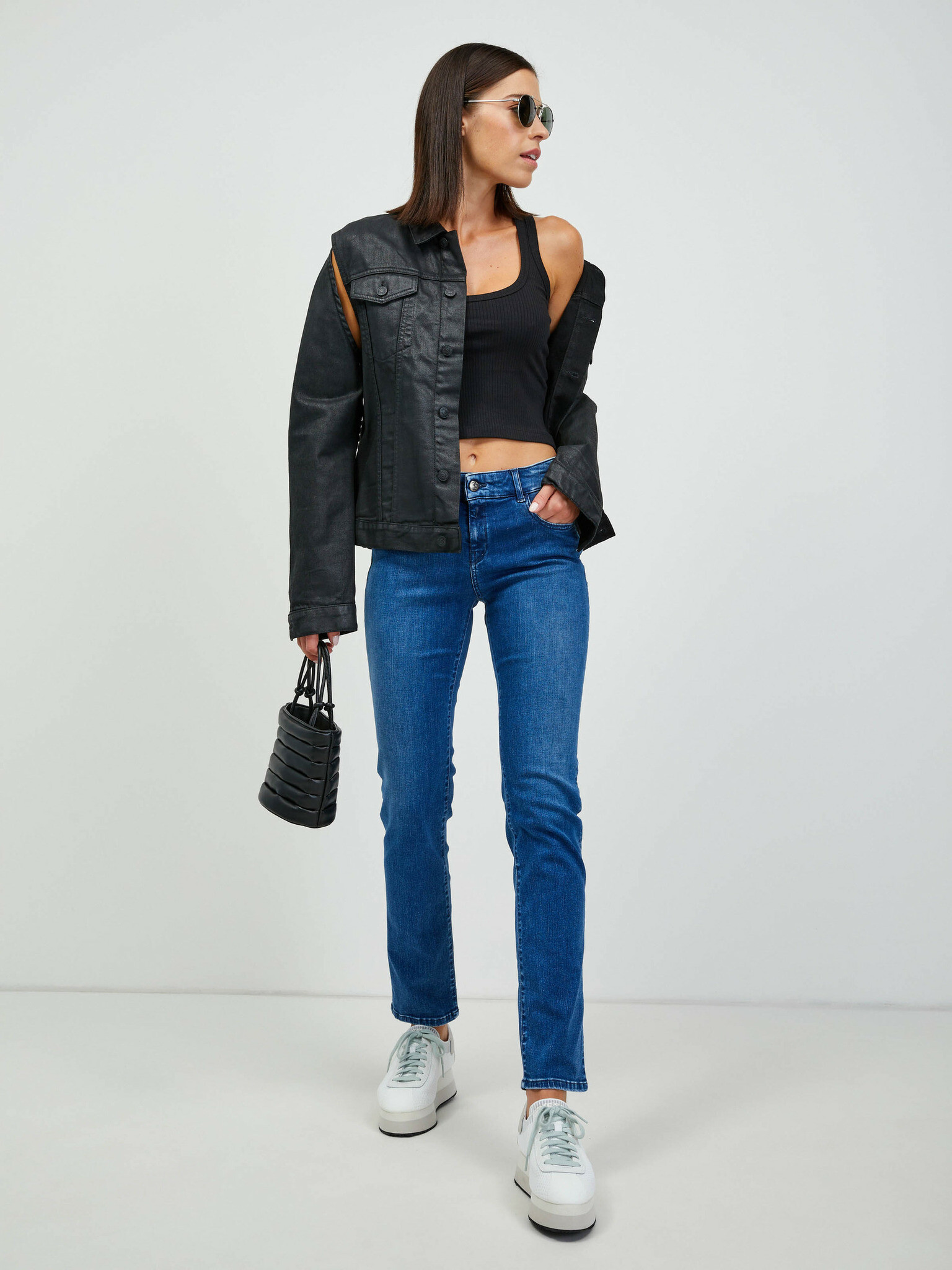 Replay Faaby Jeans Albastru - Pled.ro