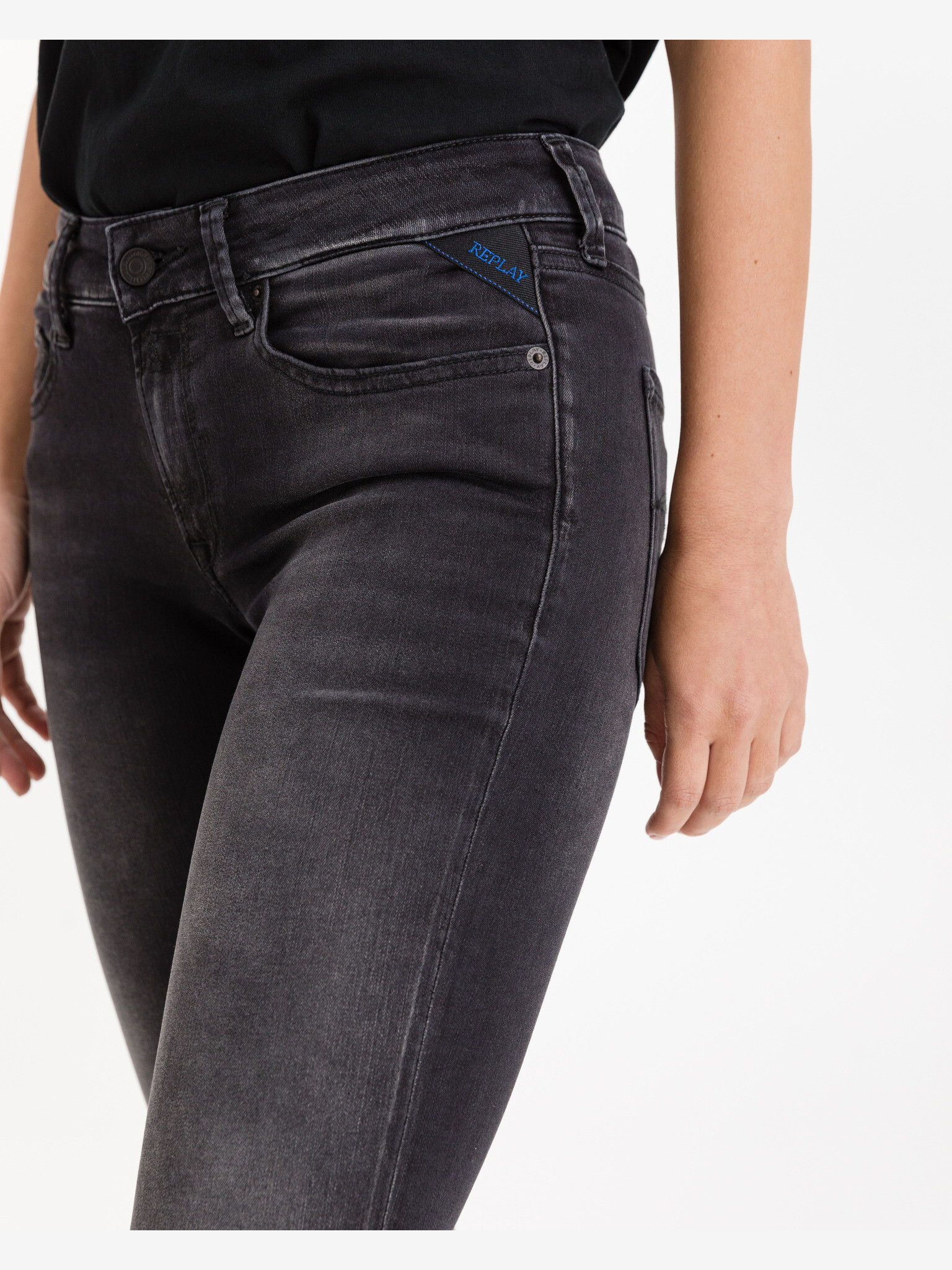 Replay Jeans Negru - Pled.ro