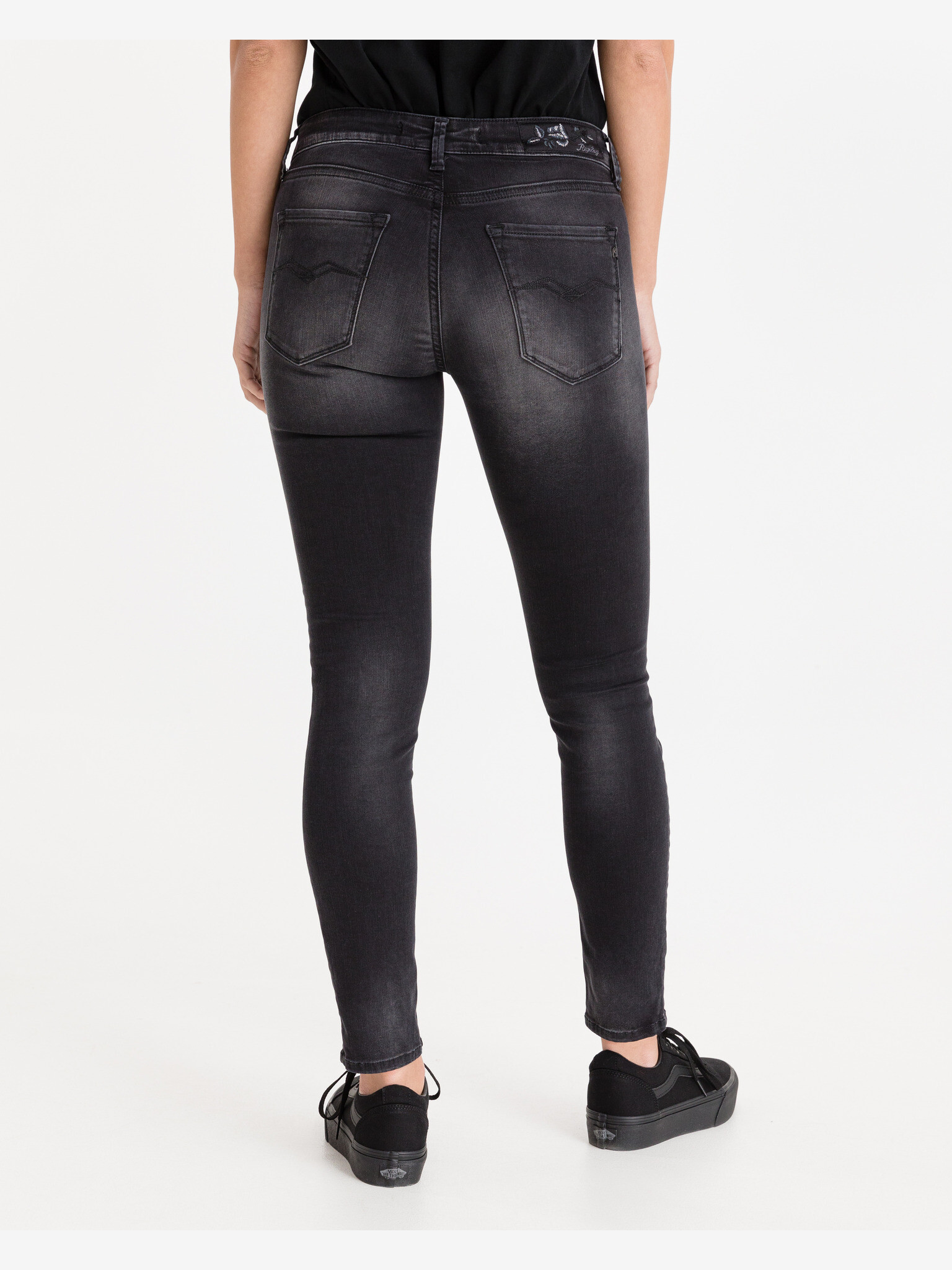 Replay Jeans Negru - Pled.ro