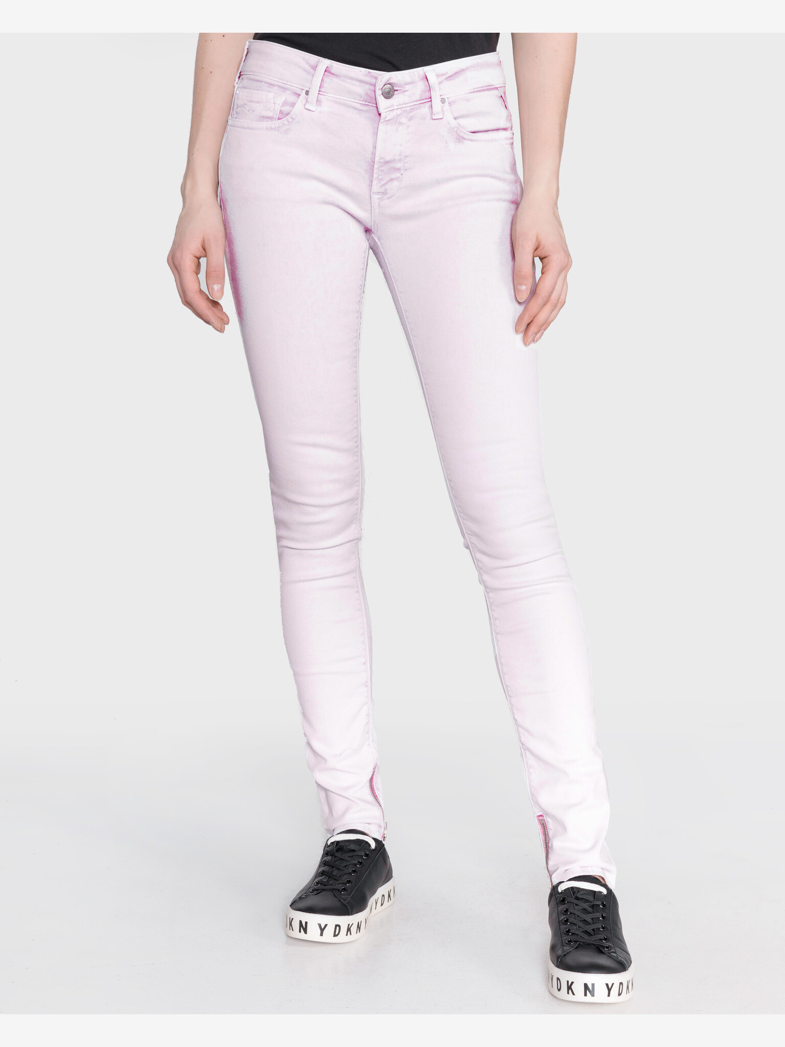 Replay Luz Jeans Roz - Pled.ro