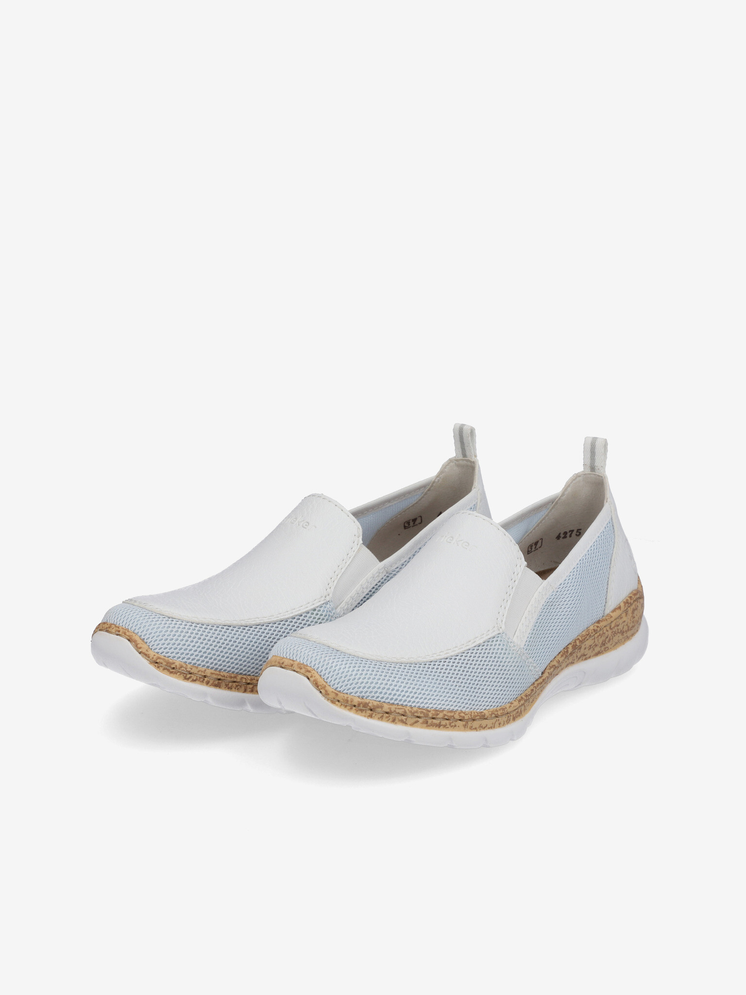 Rieker Slip On Alb - Pled.ro