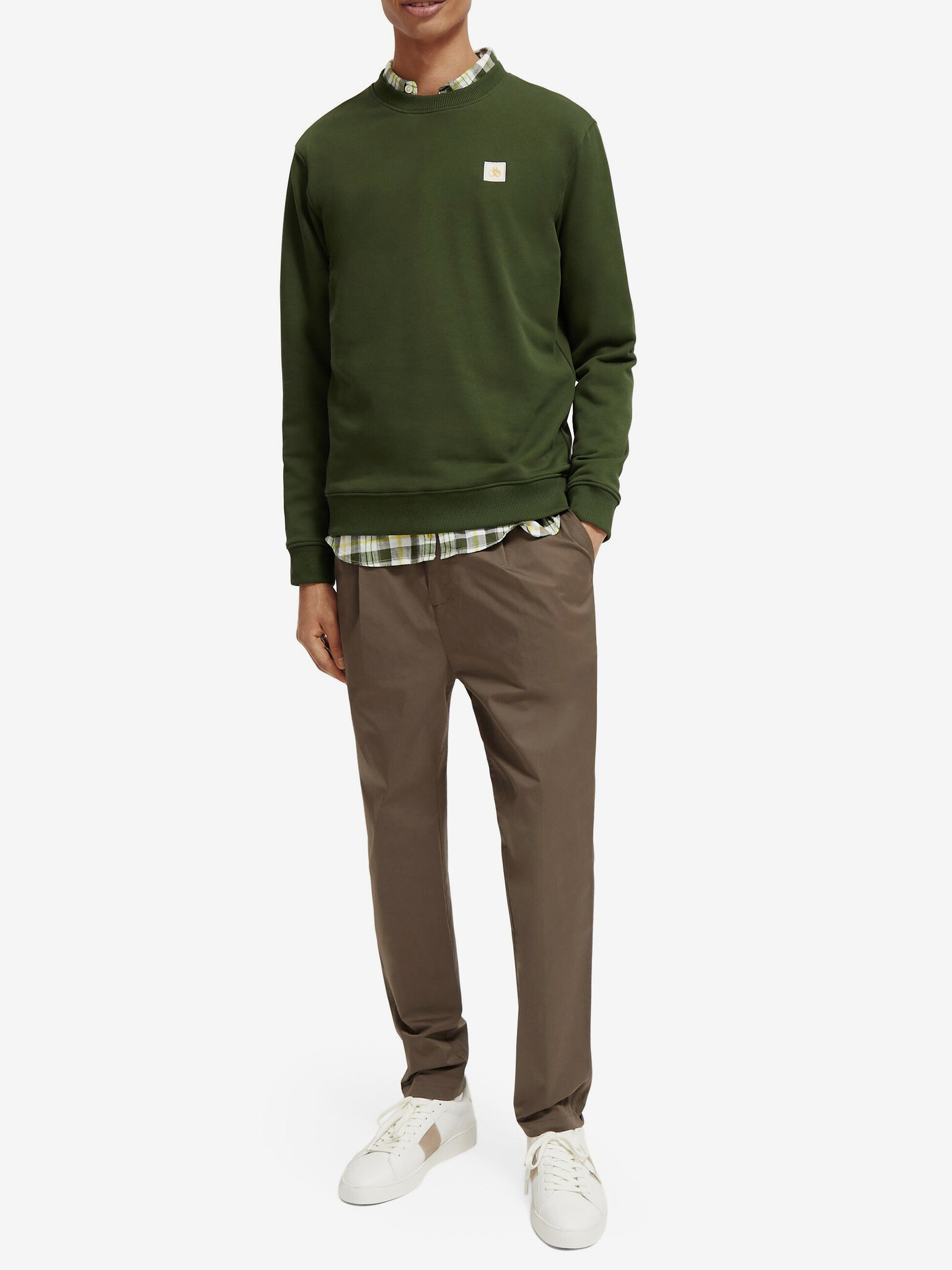 Scotch & Soda Essentials Hanorac Verde - Pled.ro