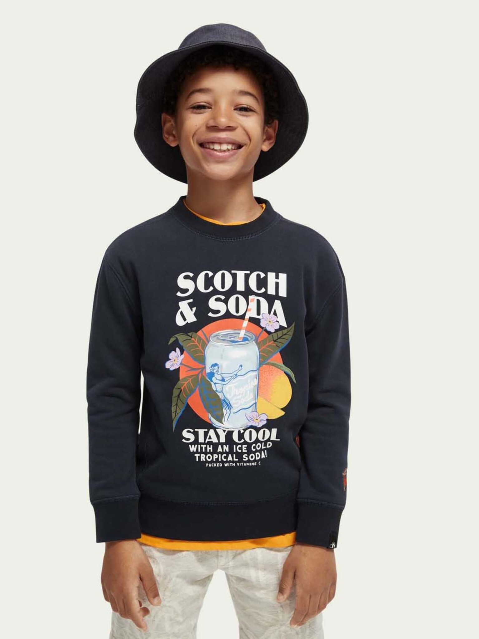 Scotch & Soda Hanorac pentru copii Negru - Pled.ro