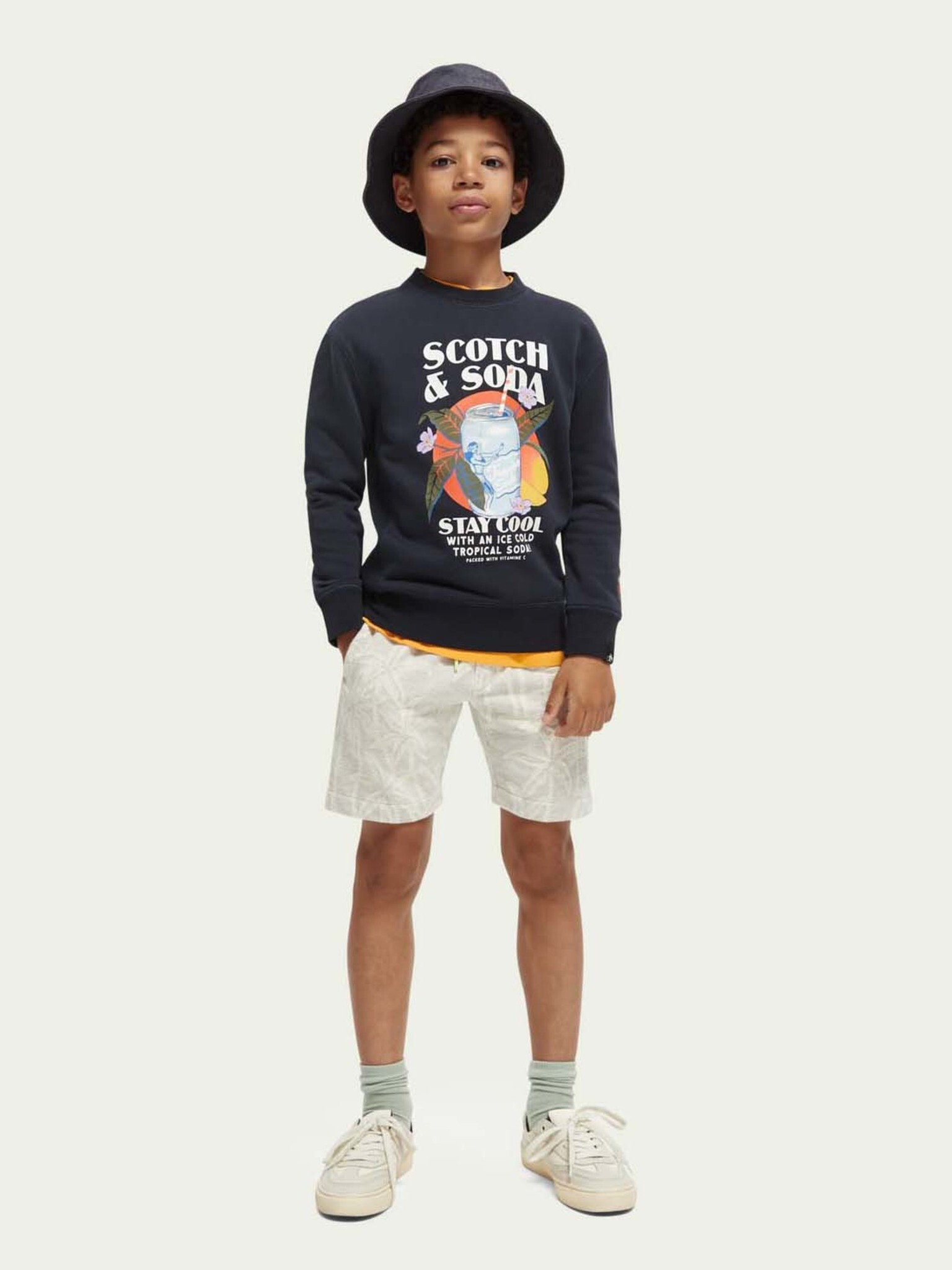 Scotch & Soda Hanorac pentru copii Negru - Pled.ro