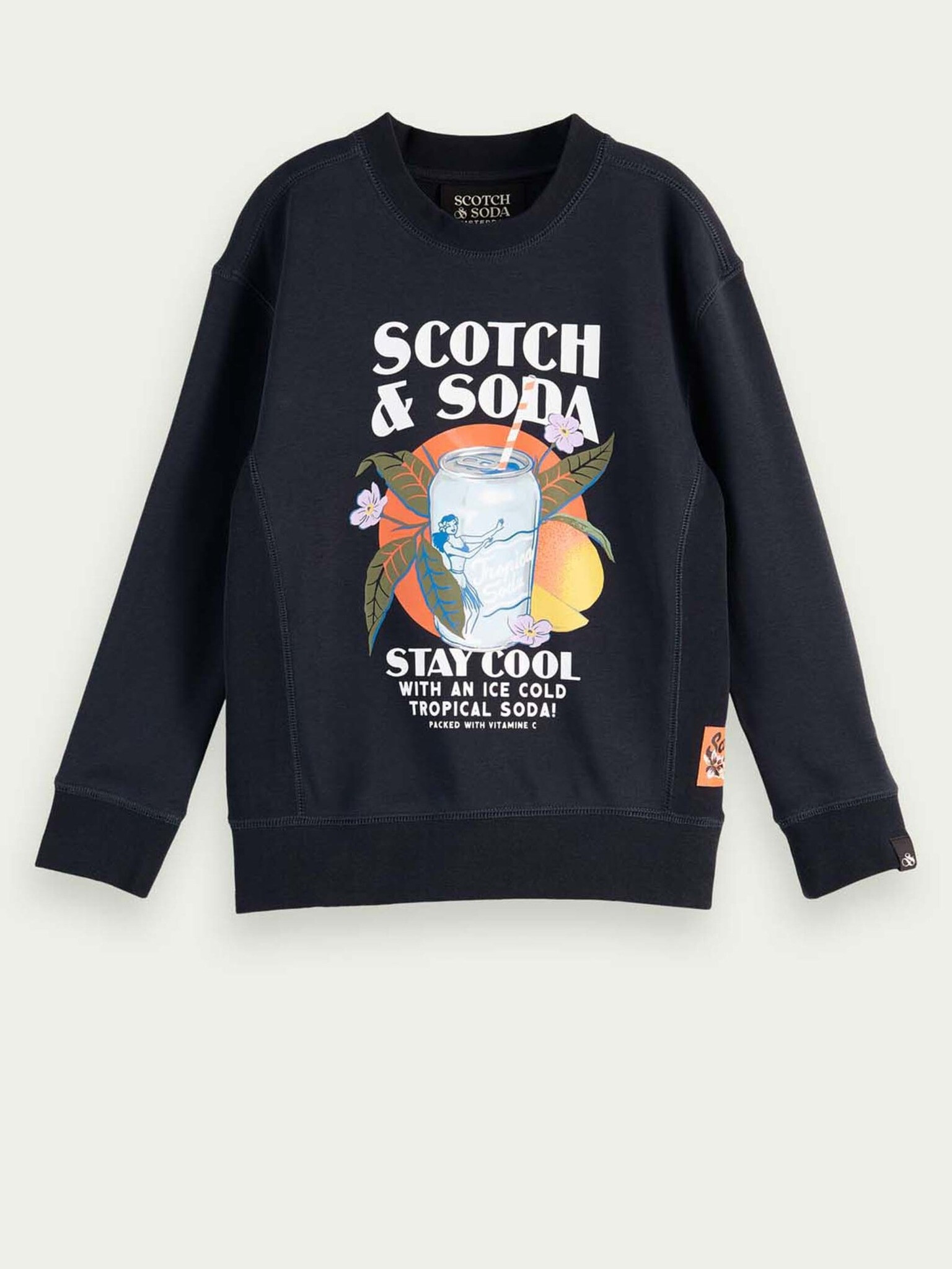 Scotch & Soda Hanorac pentru copii Negru - Pled.ro