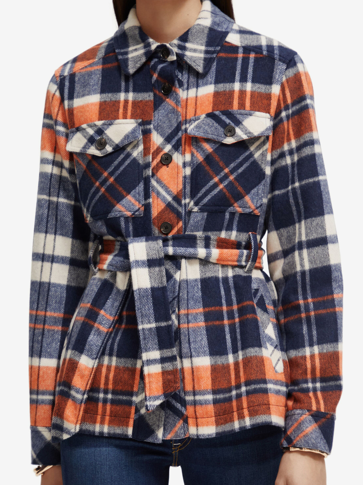 Scotch & Soda Palton Albastru - Pled.ro