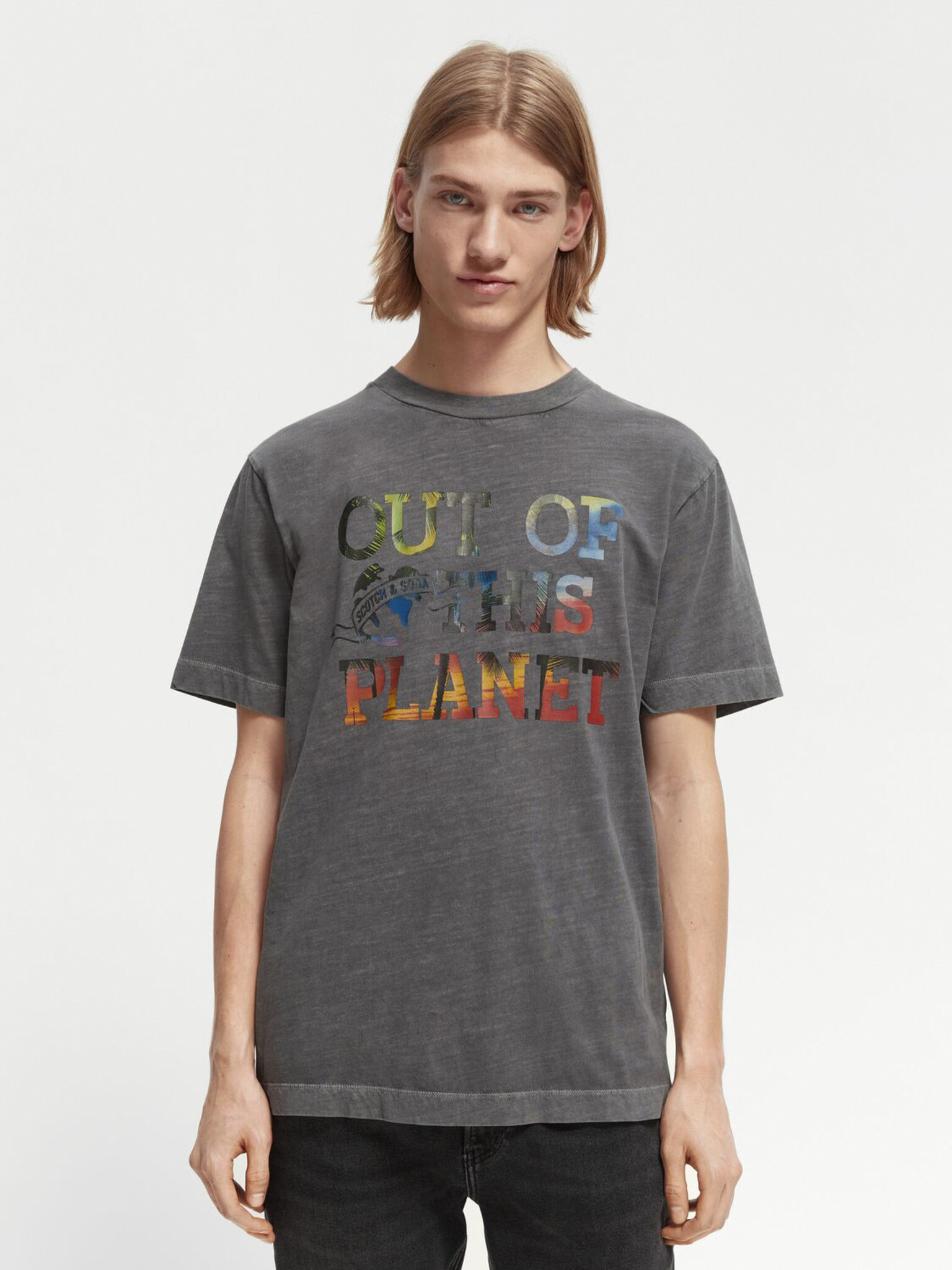 Scotch & Soda Tricou Gri - Pled.ro