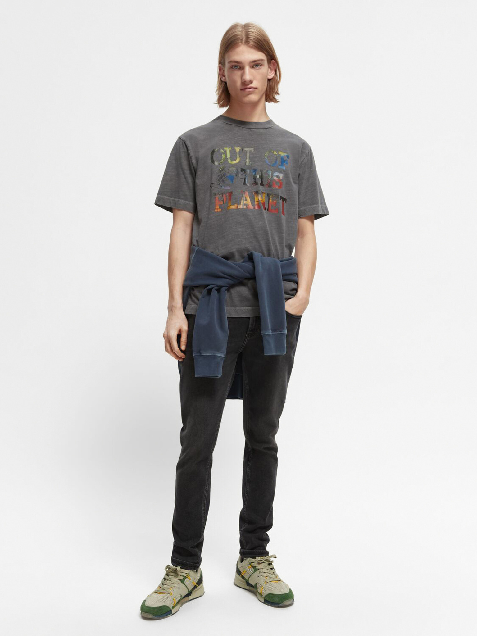 Scotch & Soda Tricou Gri - Pled.ro