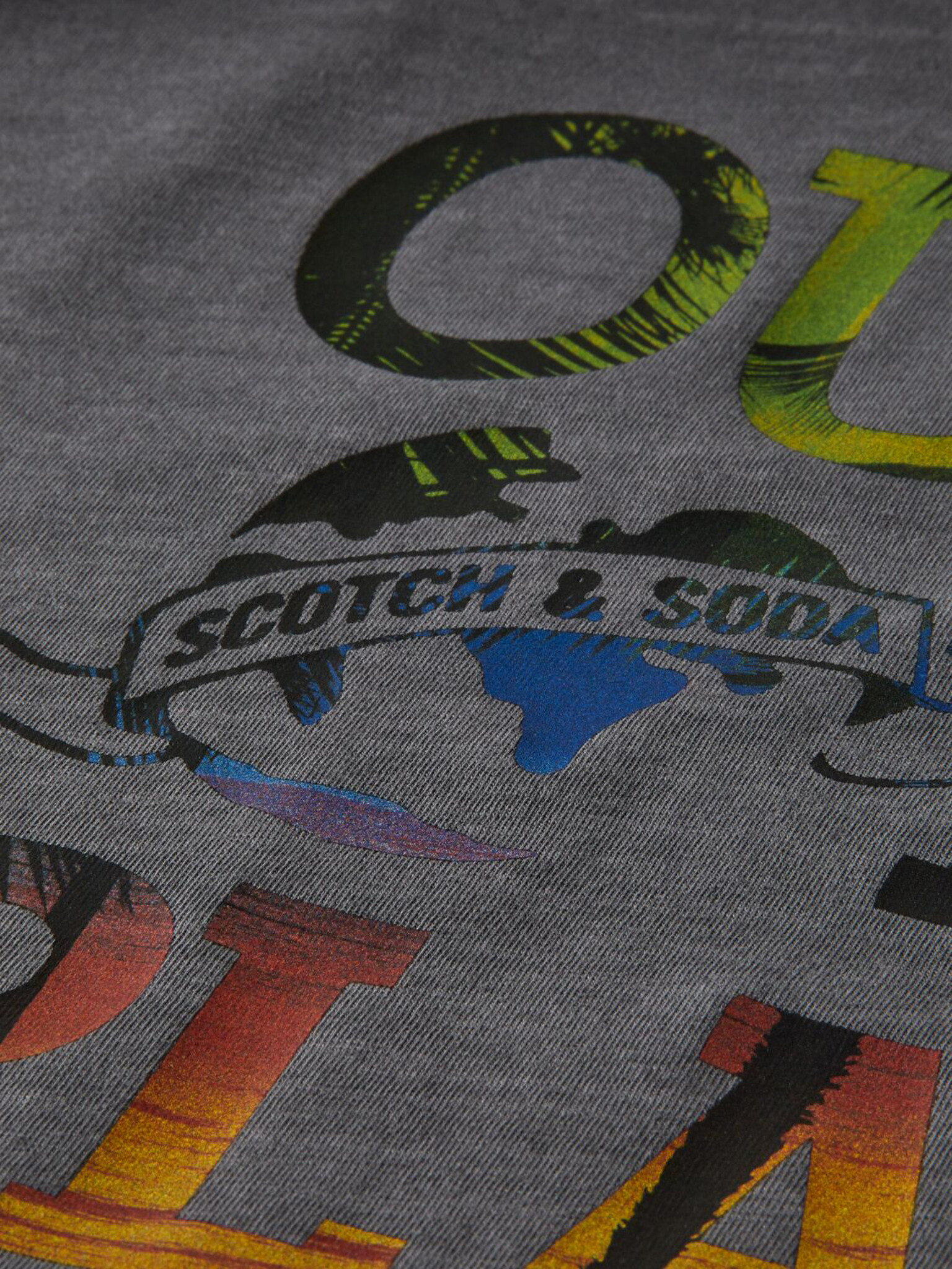 Scotch & Soda Tricou Gri - Pled.ro