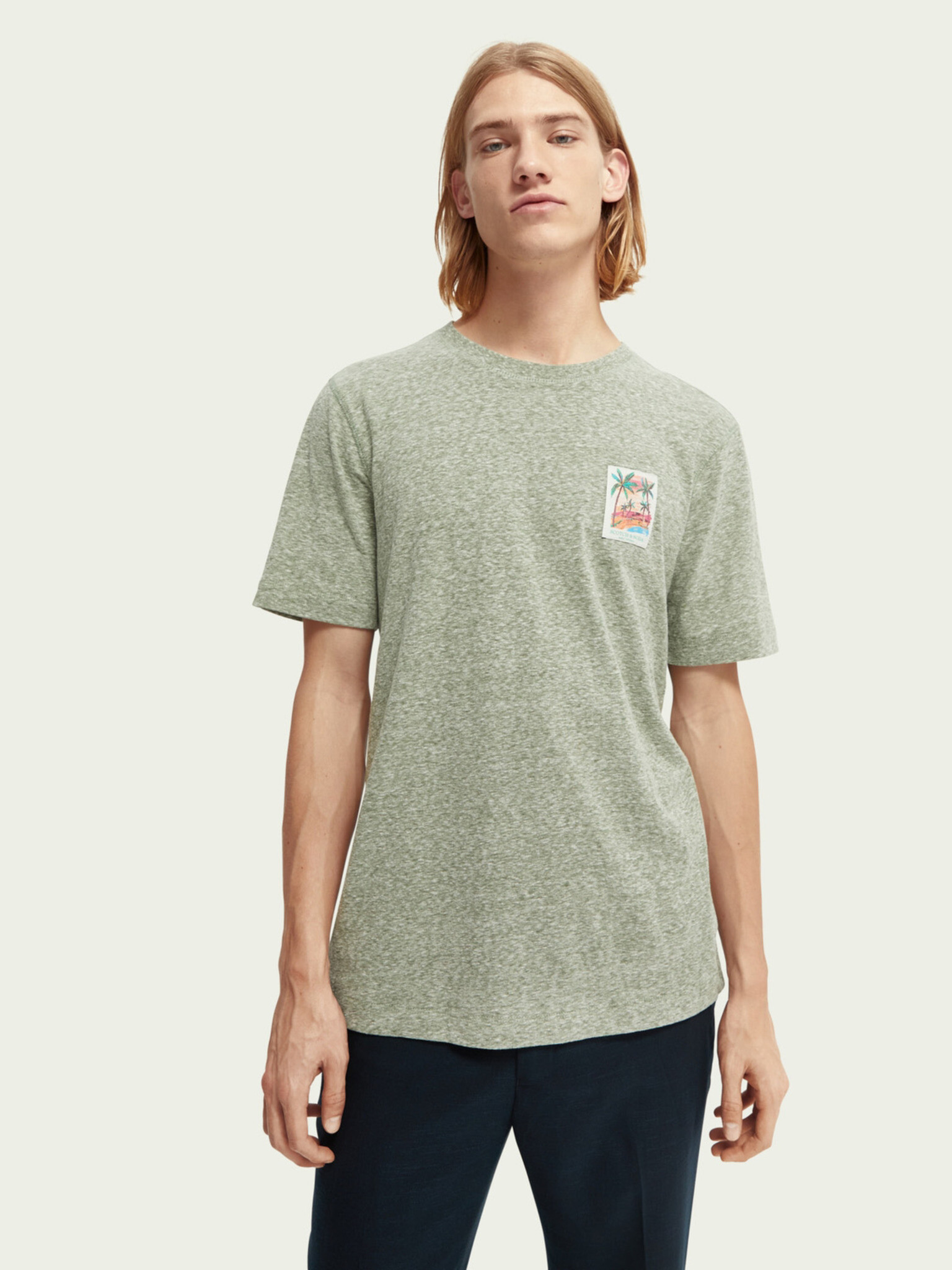 Scotch & Soda Tricou Verde - Pled.ro