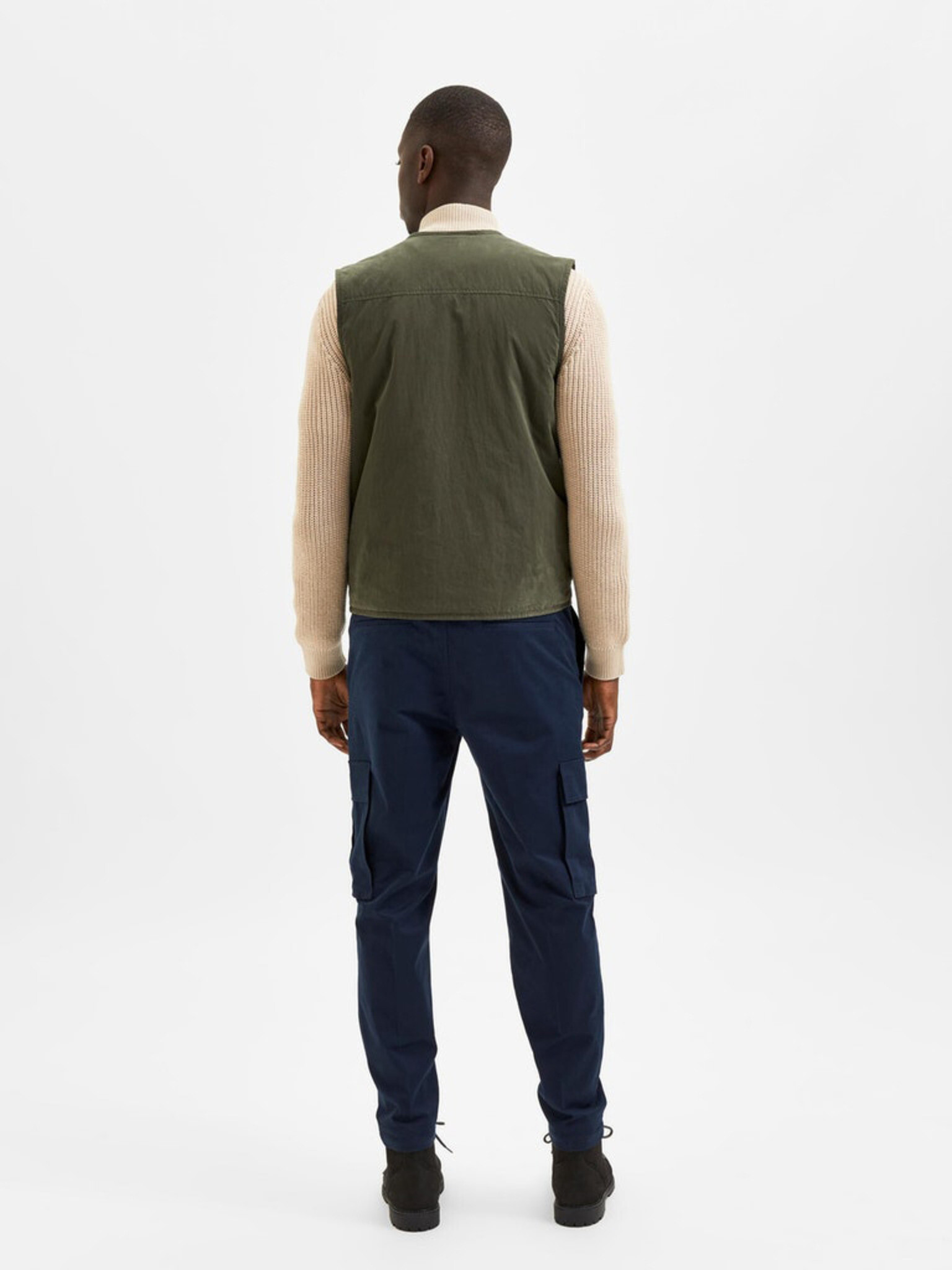 SELECTED Homme Kent Pantaloni Albastru - Pled.ro