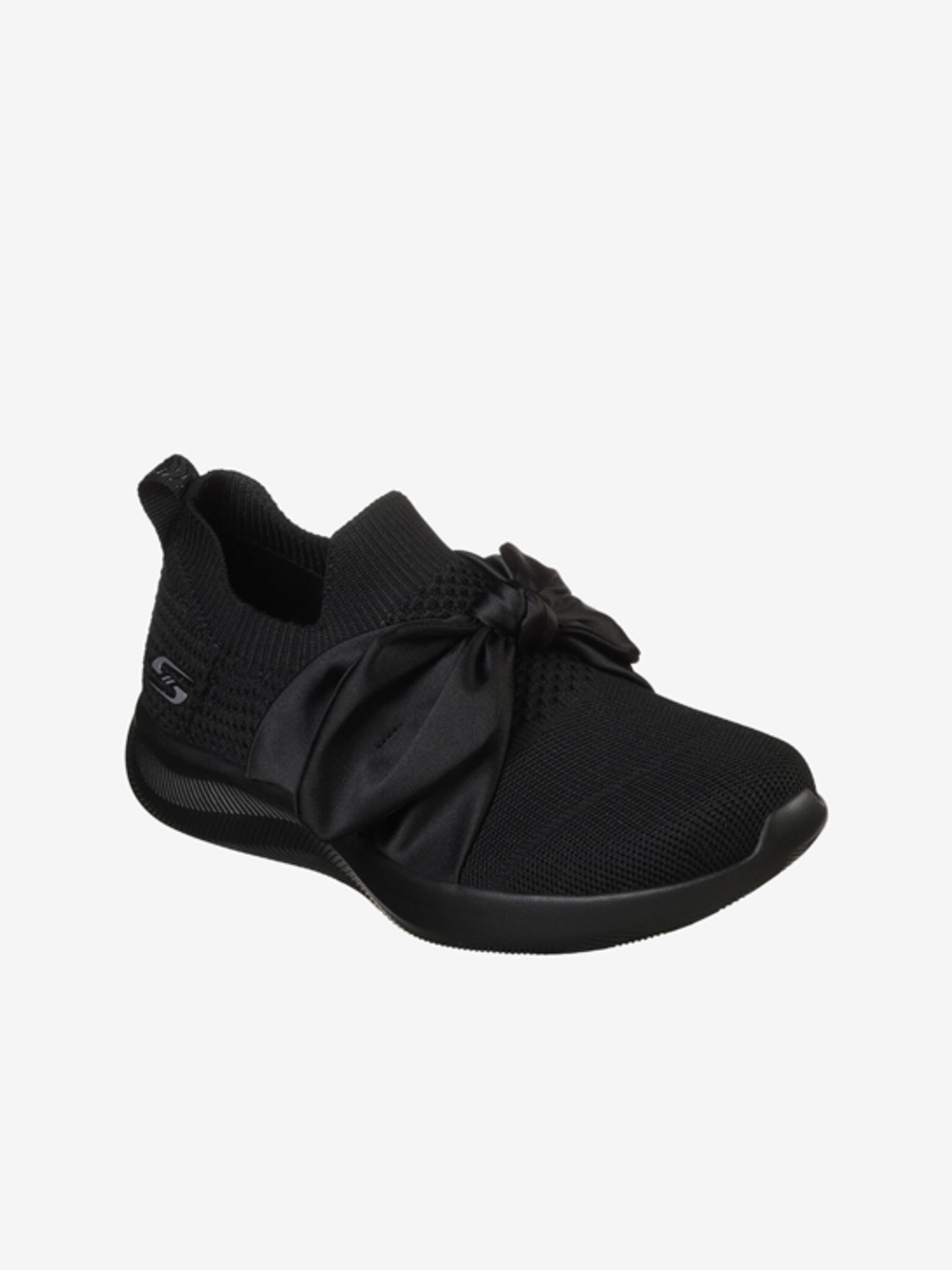 Skechers Bobs Squad 2 Bow Beauty Slip On Negru - Pled.ro