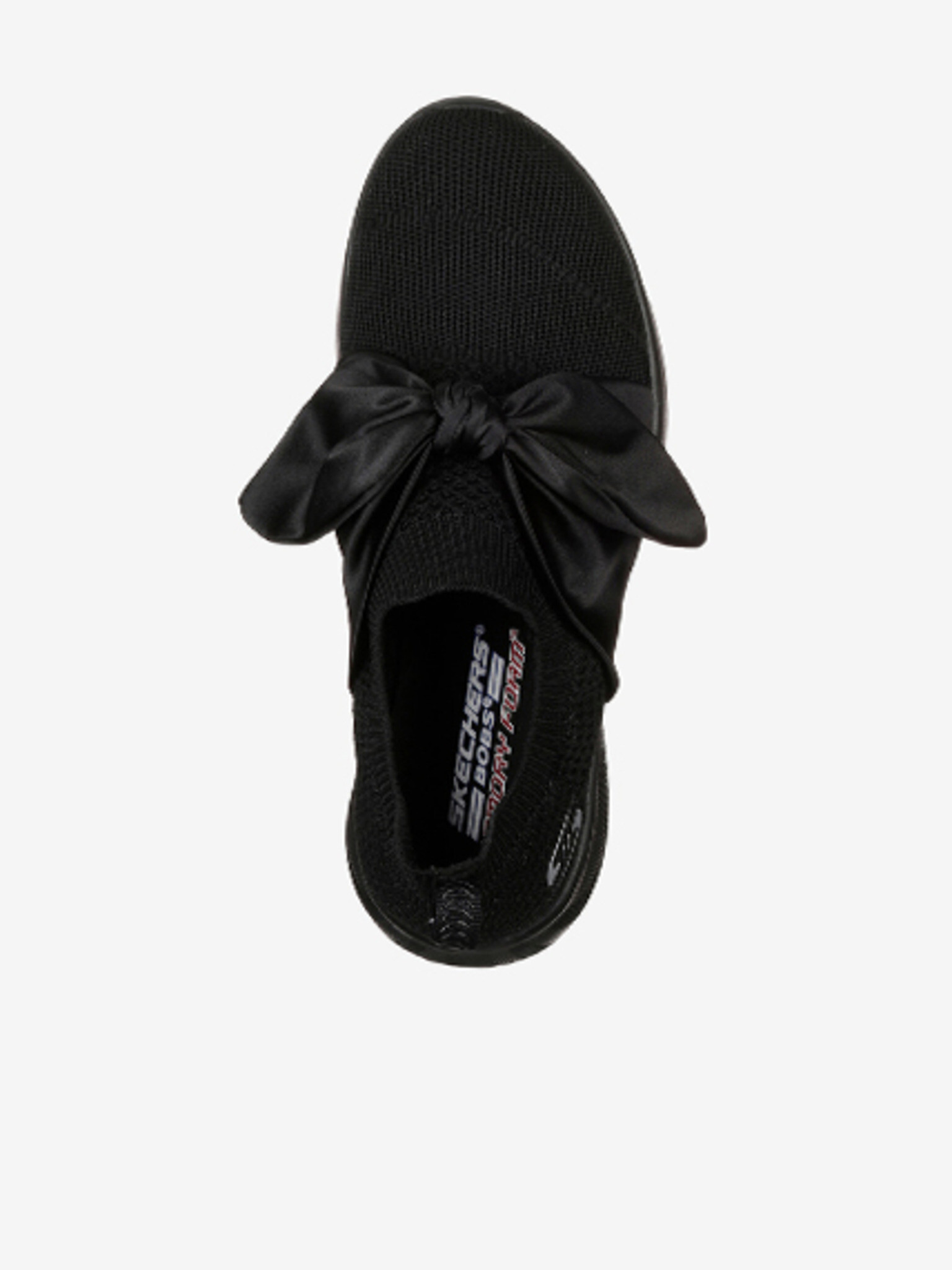 Skechers Bobs Squad 2 Bow Beauty Slip On Negru - Pled.ro