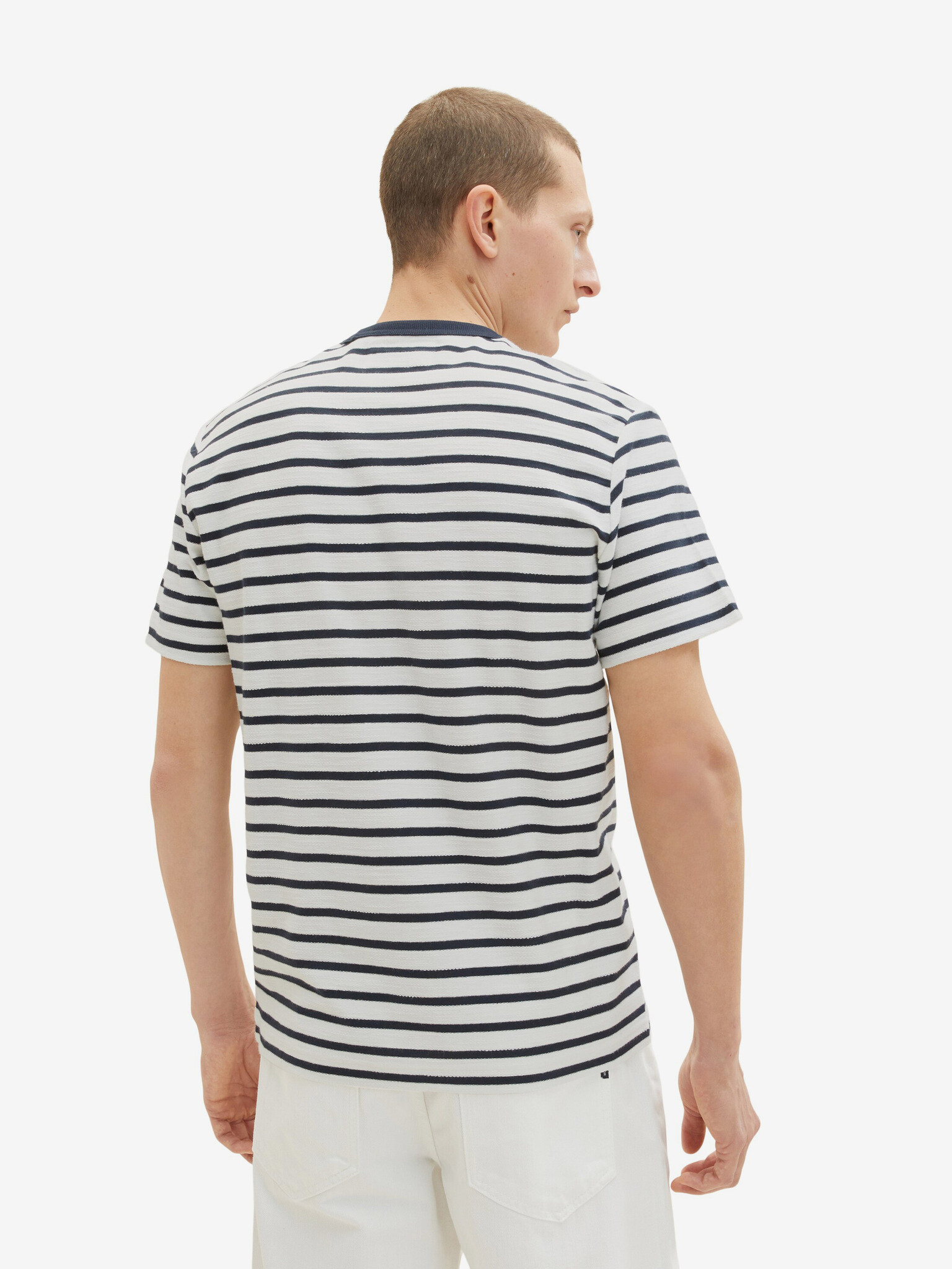 Tom Tailor Tricou Alb - Pled.ro