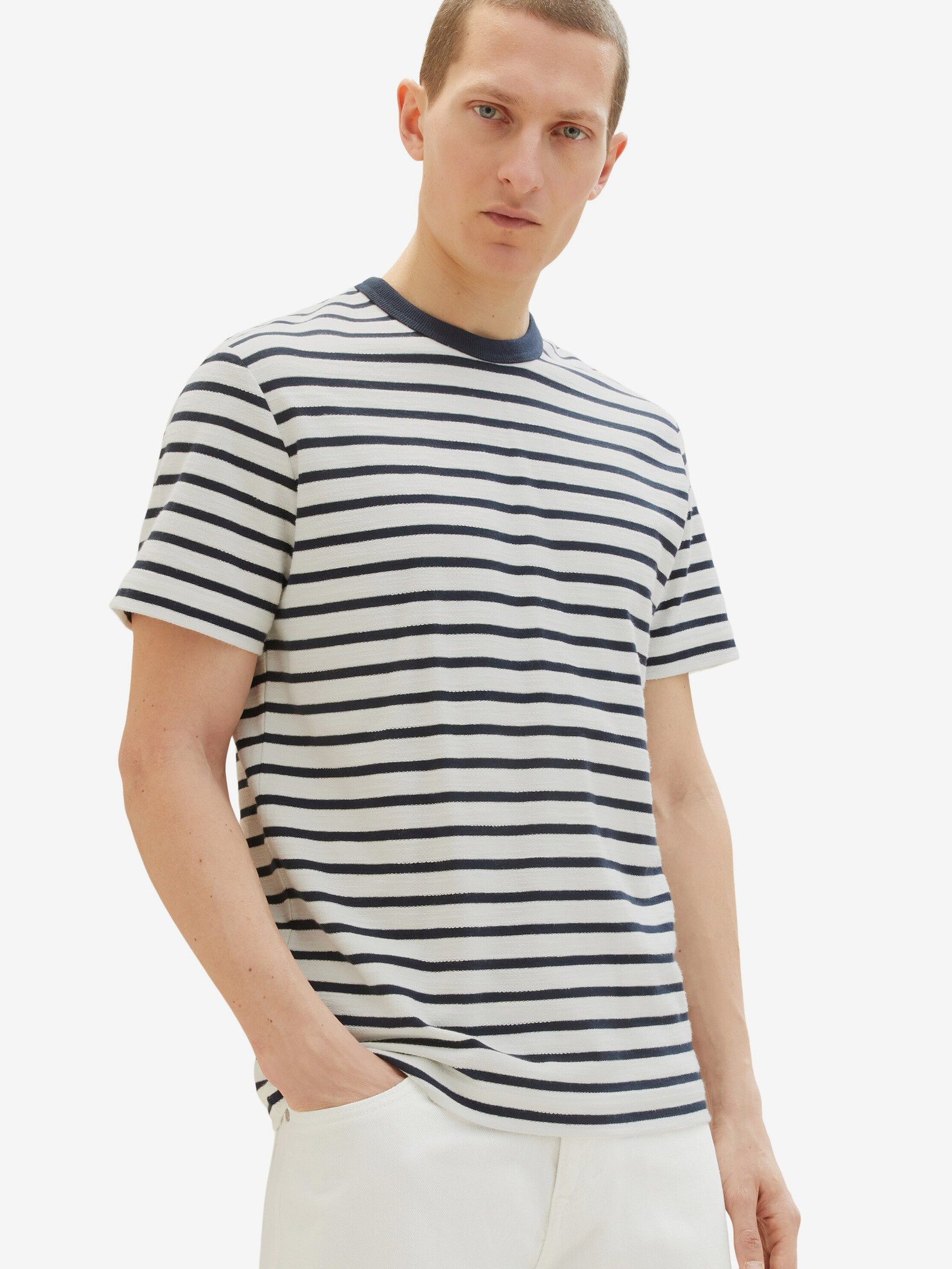 Tom Tailor Tricou Alb - Pled.ro