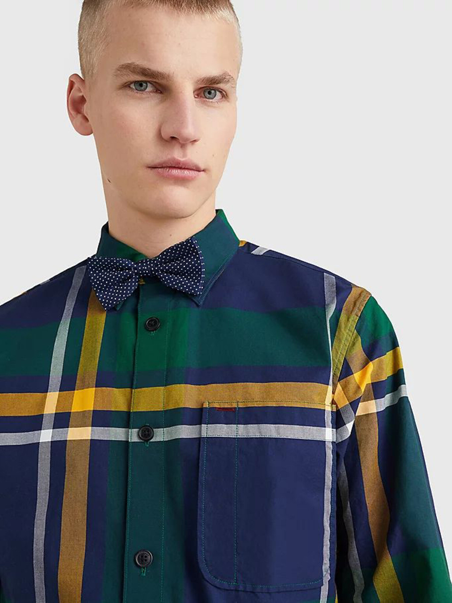 Tommy Hilfiger Cămașă Verde - Pled.ro