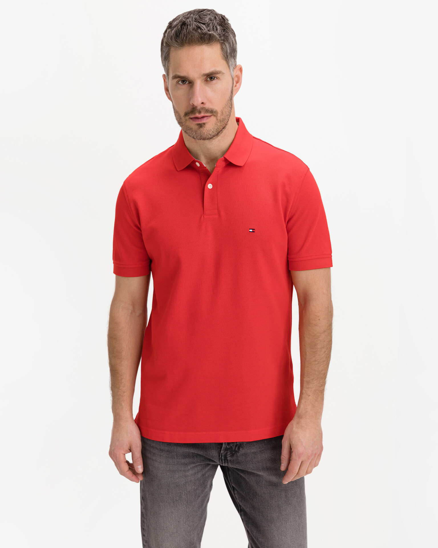 Tommy Hilfiger Core 1985 Polo Tricou Alb - Pled.ro