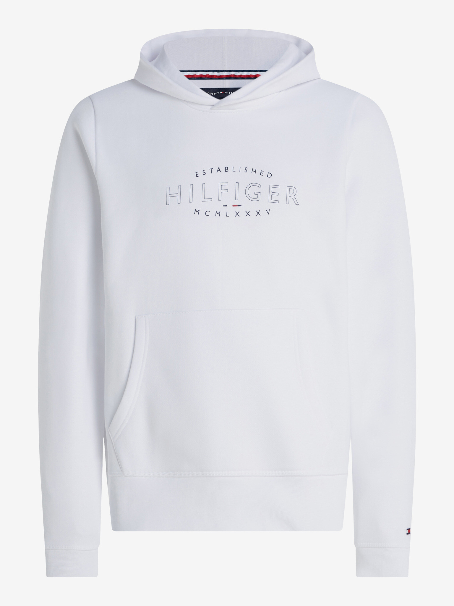 Tommy Hilfiger Curve Logo Hanorac Alb - Pled.ro