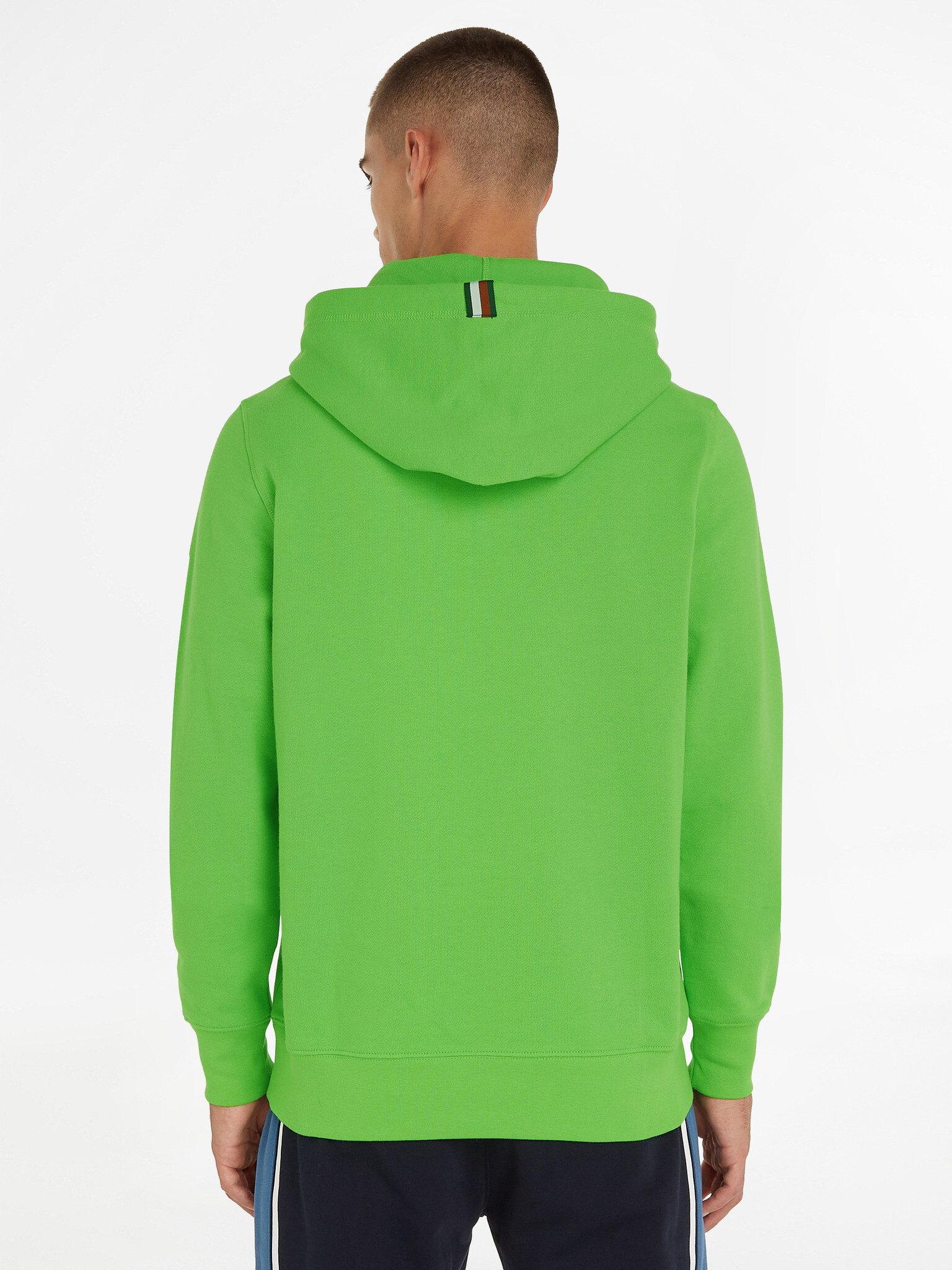 Tommy Hilfiger Curved Monogram Hoody Hanorac Verde - Pled.ro