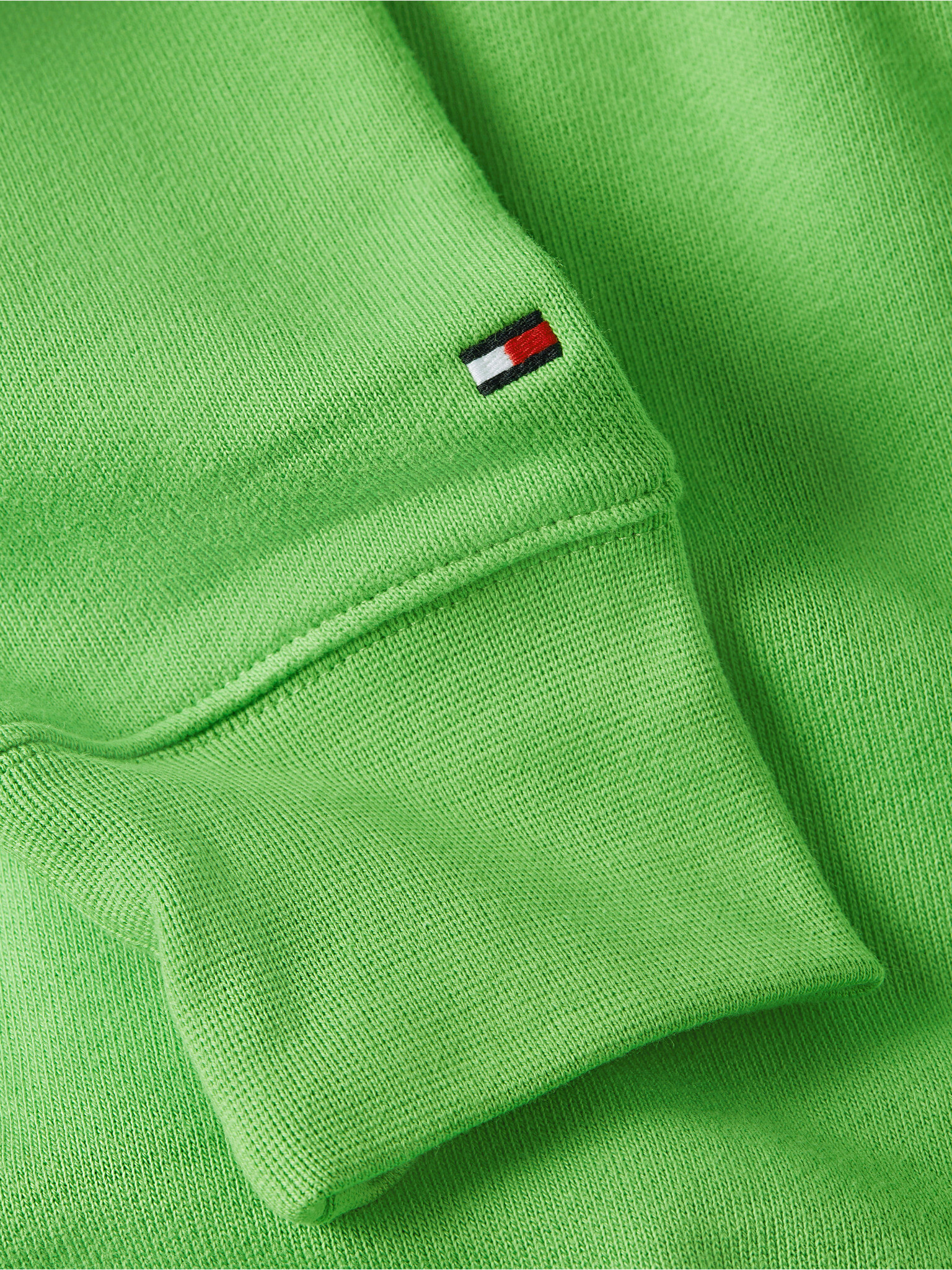 Tommy Hilfiger Curved Monogram Hoody Hanorac Verde - Pled.ro