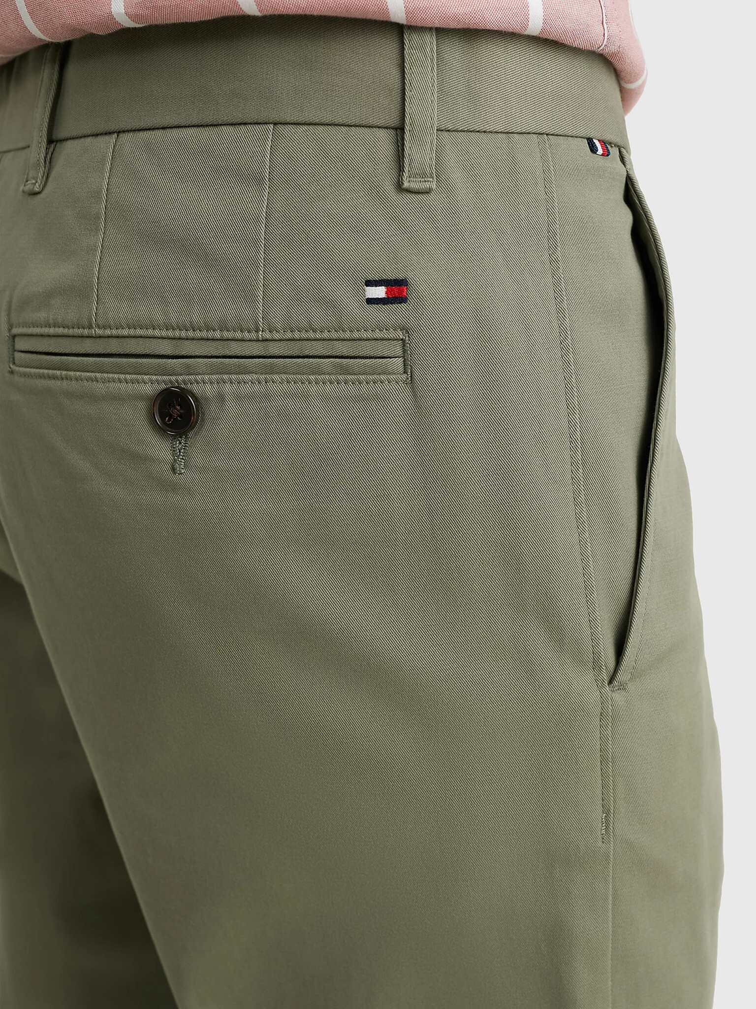 Tommy Hilfiger Denton Chino Pantaloni Verde - Pled.ro