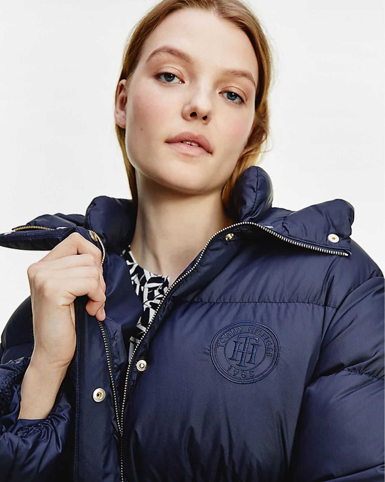 Tommy Hilfiger Down Puffer Jachetă Albastru - Pled.ro