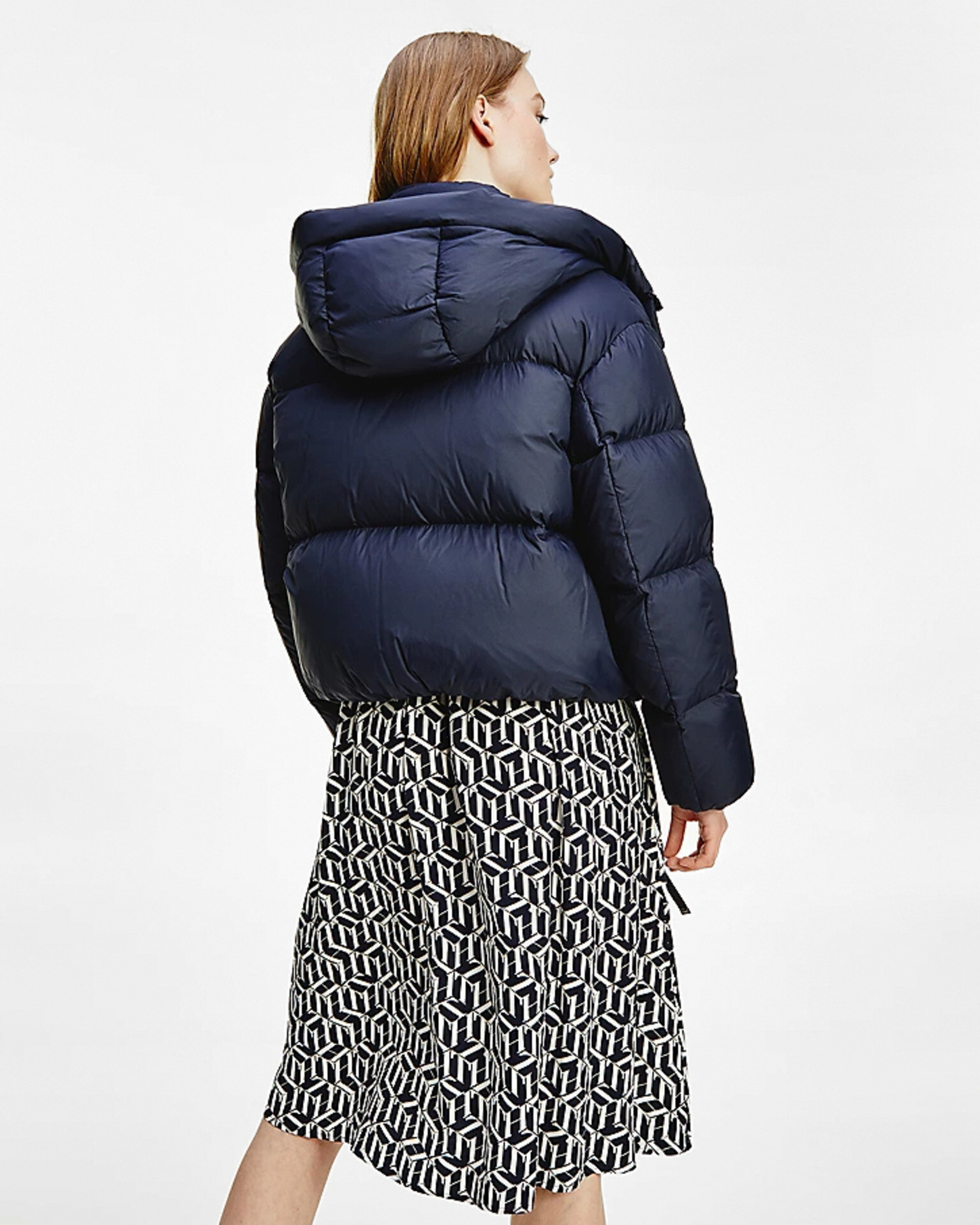 Tommy Hilfiger Down Puffer Jachetă Albastru - Pled.ro