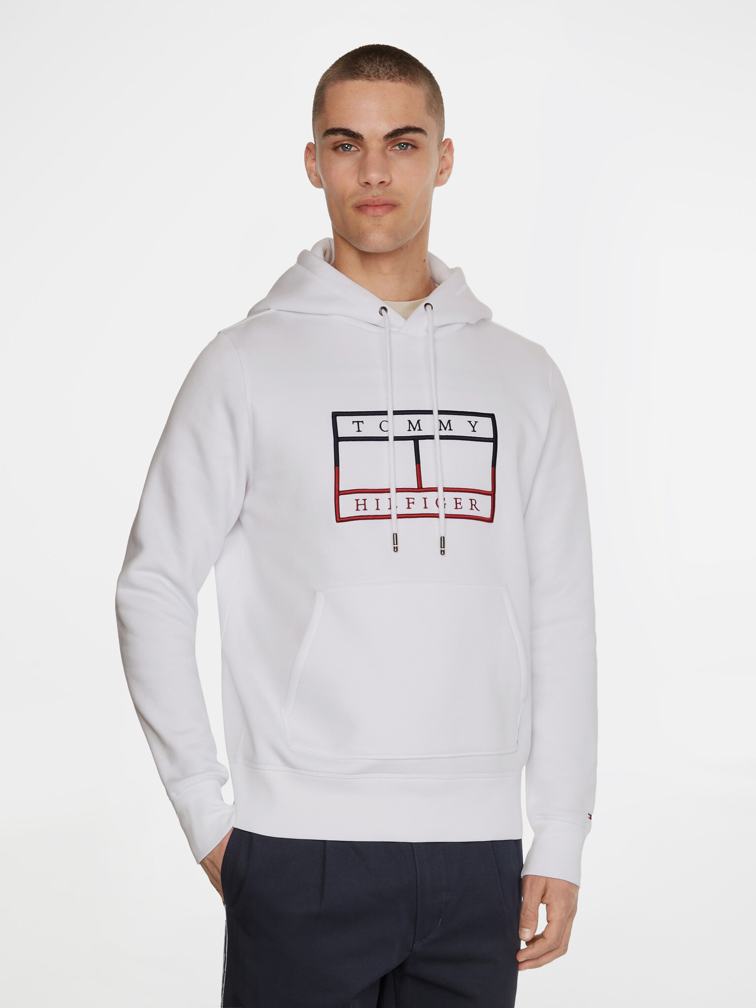 Tommy Hilfiger Hanorac Alb - Pled.ro