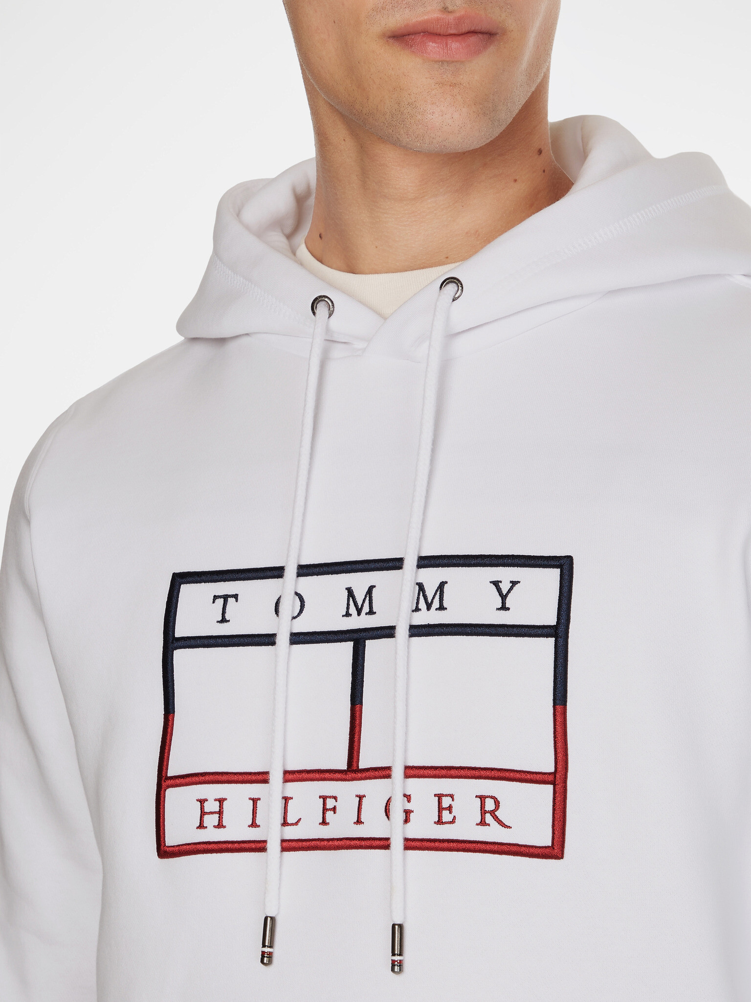 Tommy Hilfiger Hanorac Alb - Pled.ro