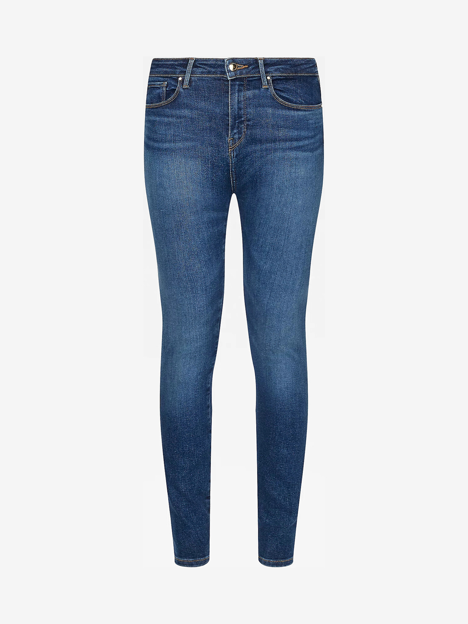 Tommy Hilfiger High Flex Seaml Como Jeans Albastru - Pled.ro