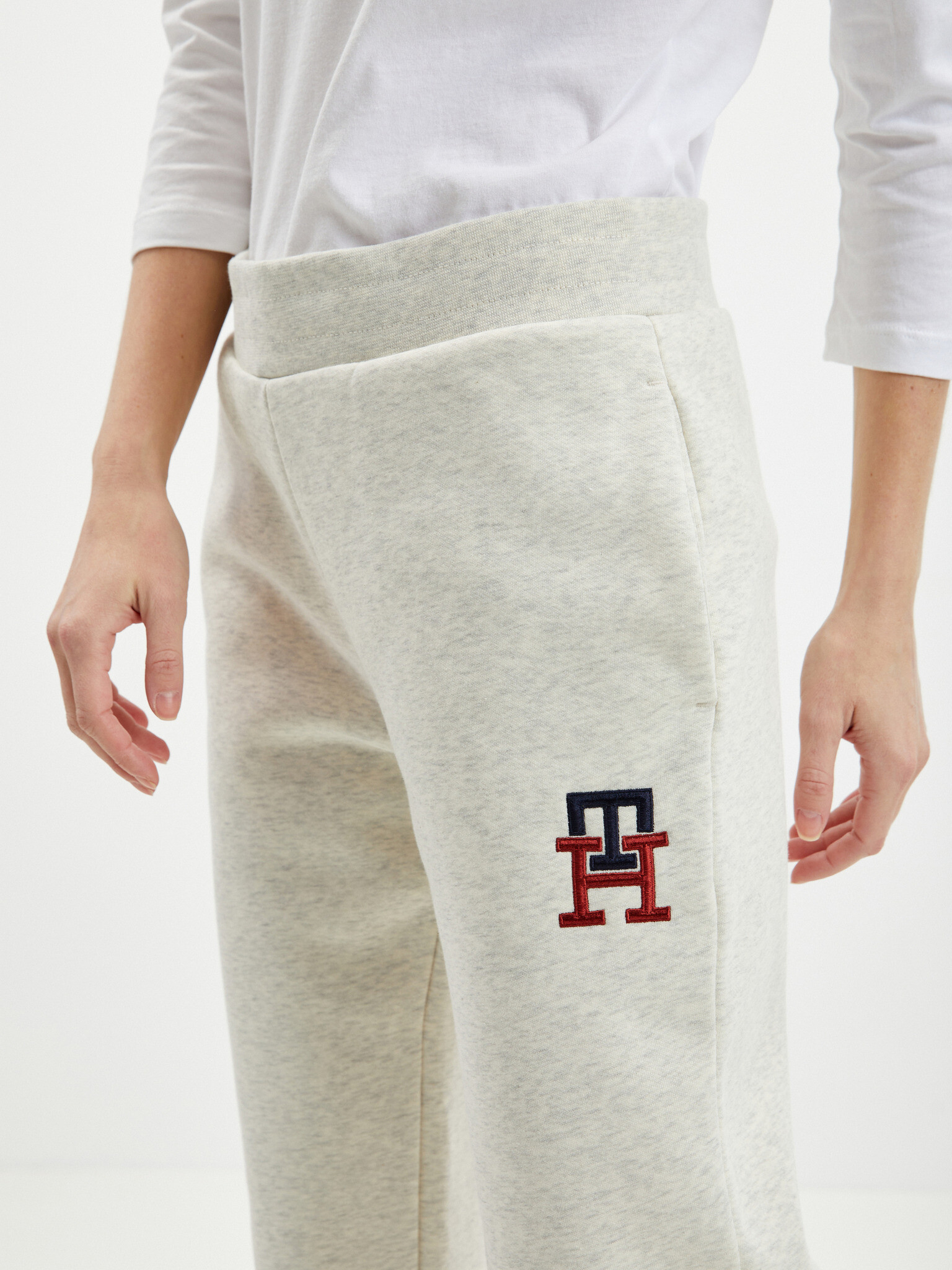 Tommy Hilfiger Monogram Pantaloni de trening Alb - Pled.ro