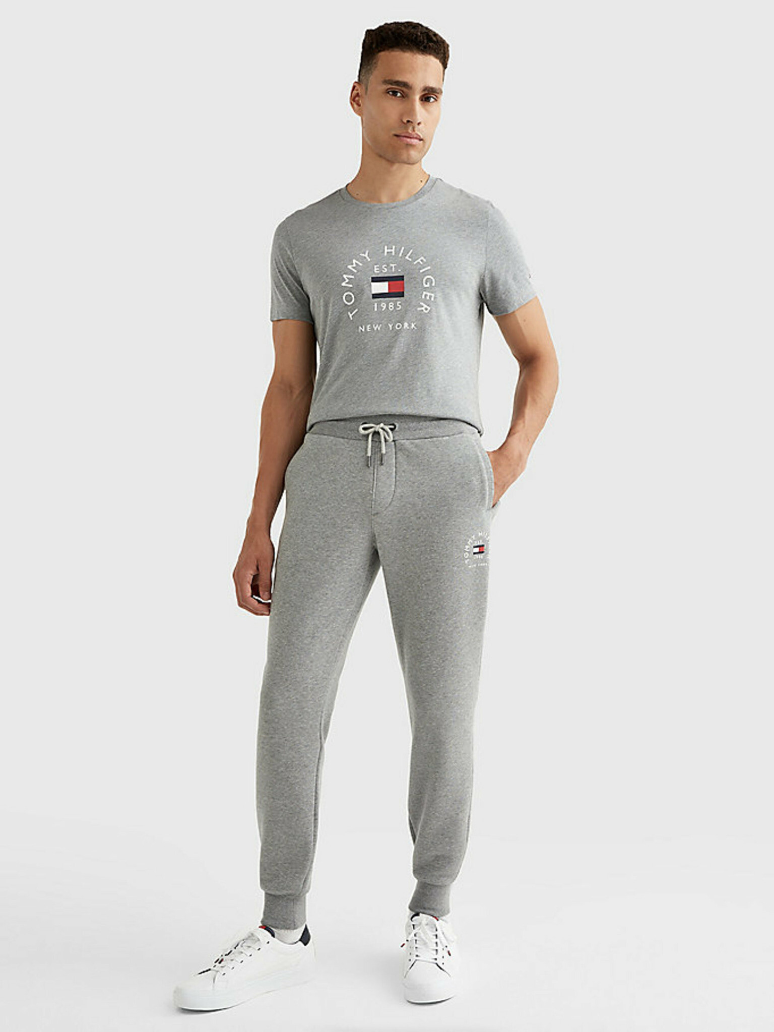 Tommy Hilfiger Pantaloni de trening Gri - Pled.ro