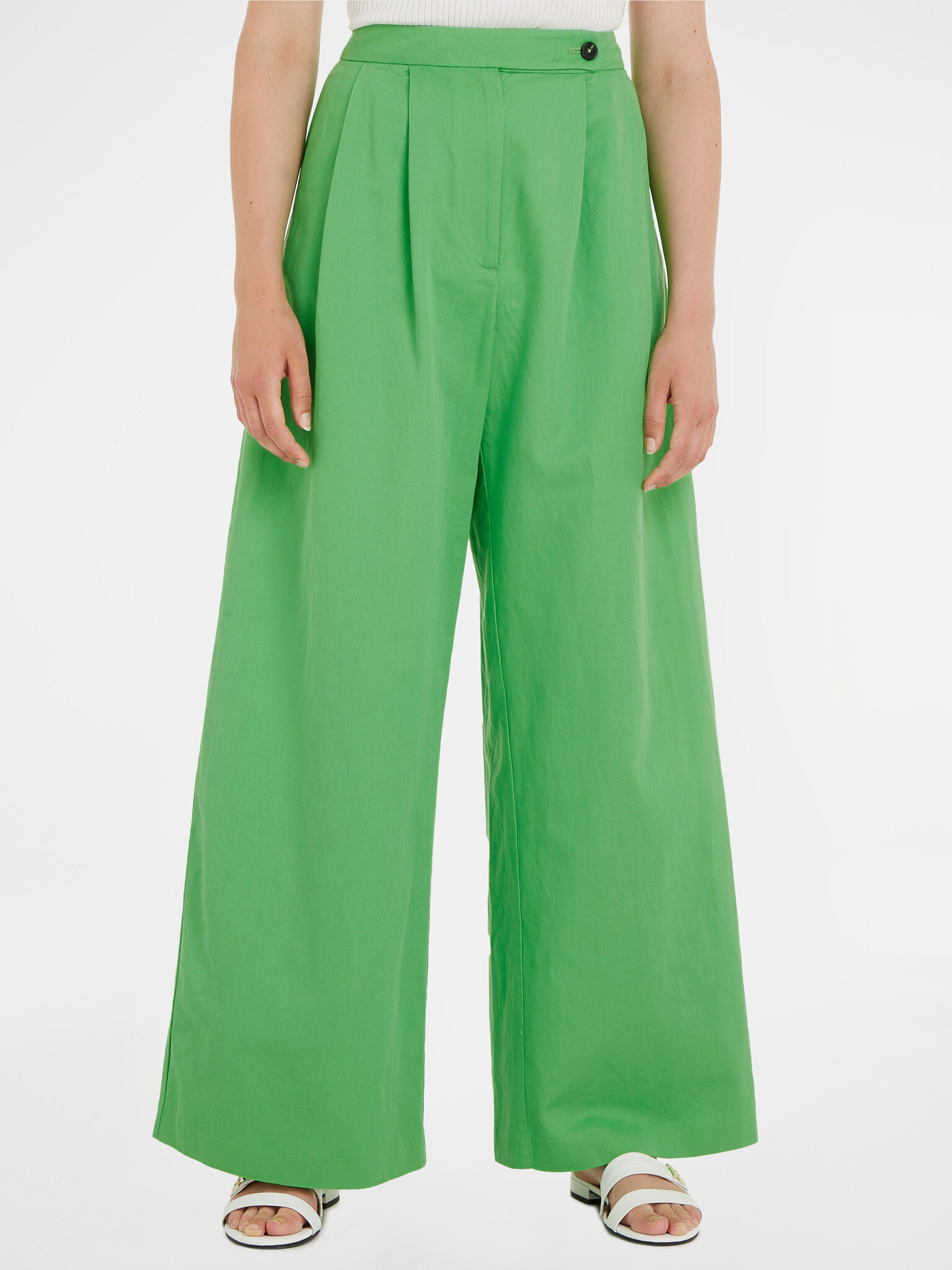 Tommy Hilfiger Pantaloni Verde - Pled.ro