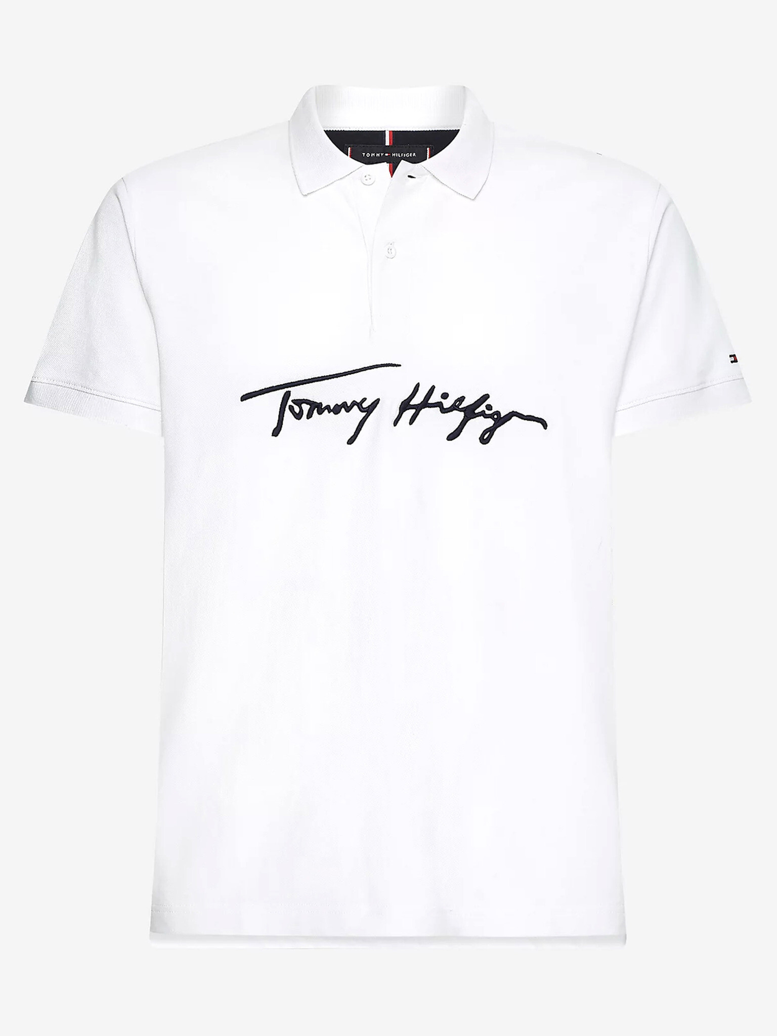 Tommy Hilfiger Polo Tricou Alb - Pled.ro