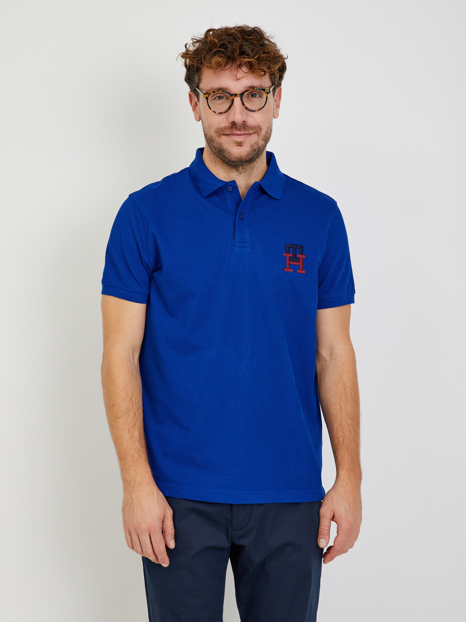 Tommy Hilfiger Polo Tricou Albastru - Pled.ro