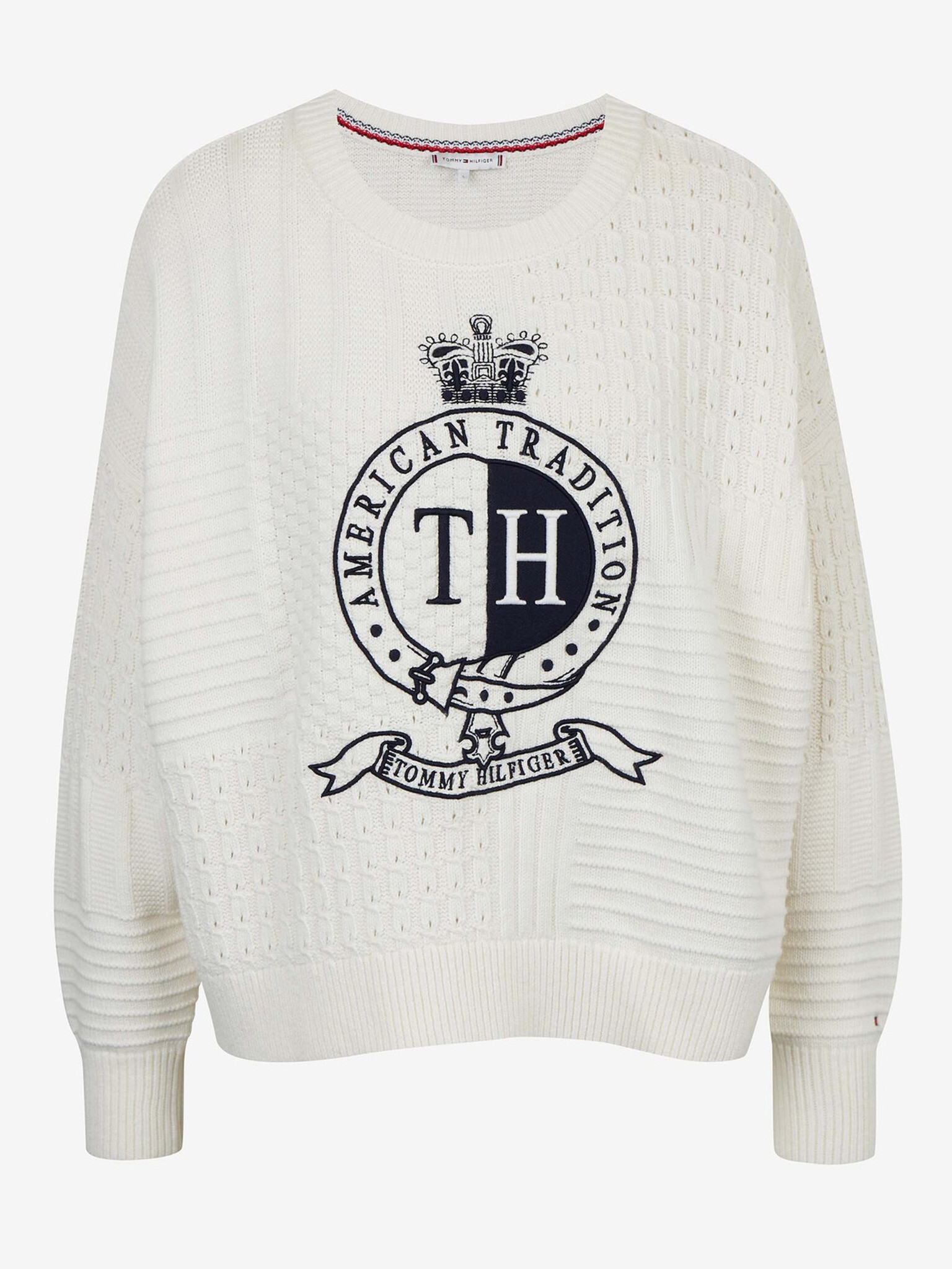 Tommy Hilfiger Pulover Alb - Pled.ro