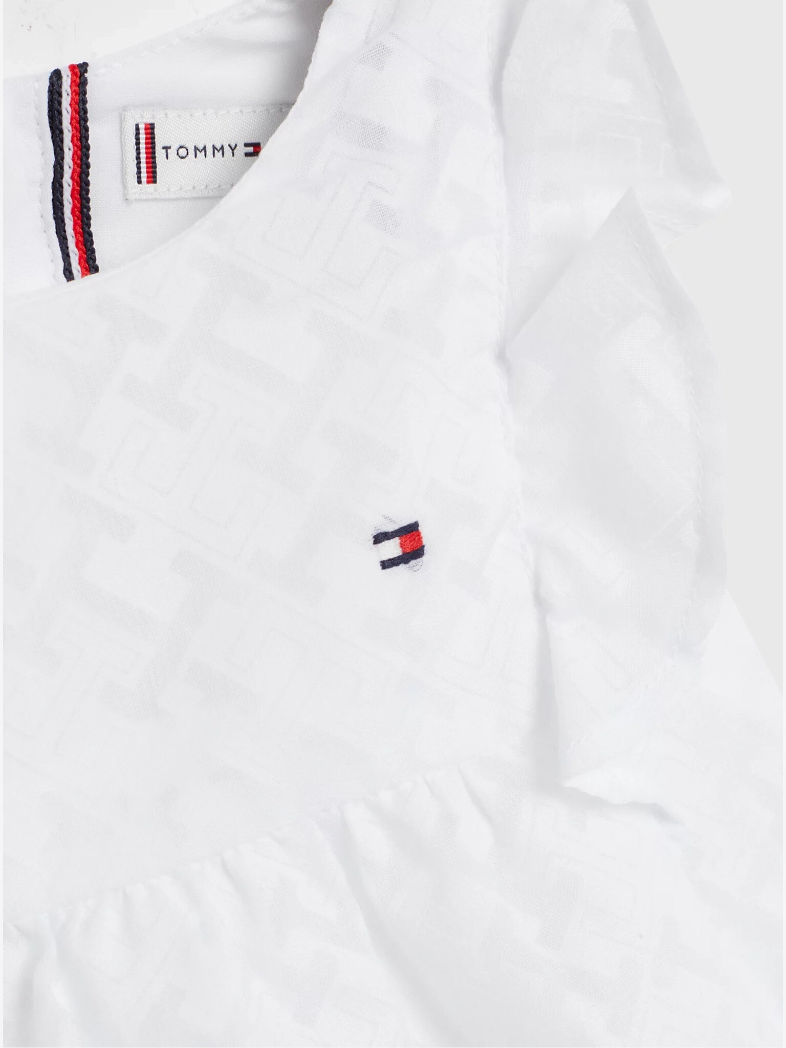 Tommy Hilfiger Rochie pentru copii Alb - Pled.ro