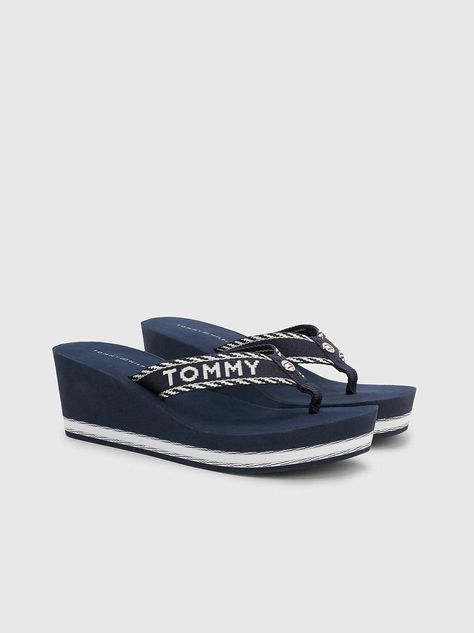 Tommy Hilfiger Șlapi Albastru - Pled.ro