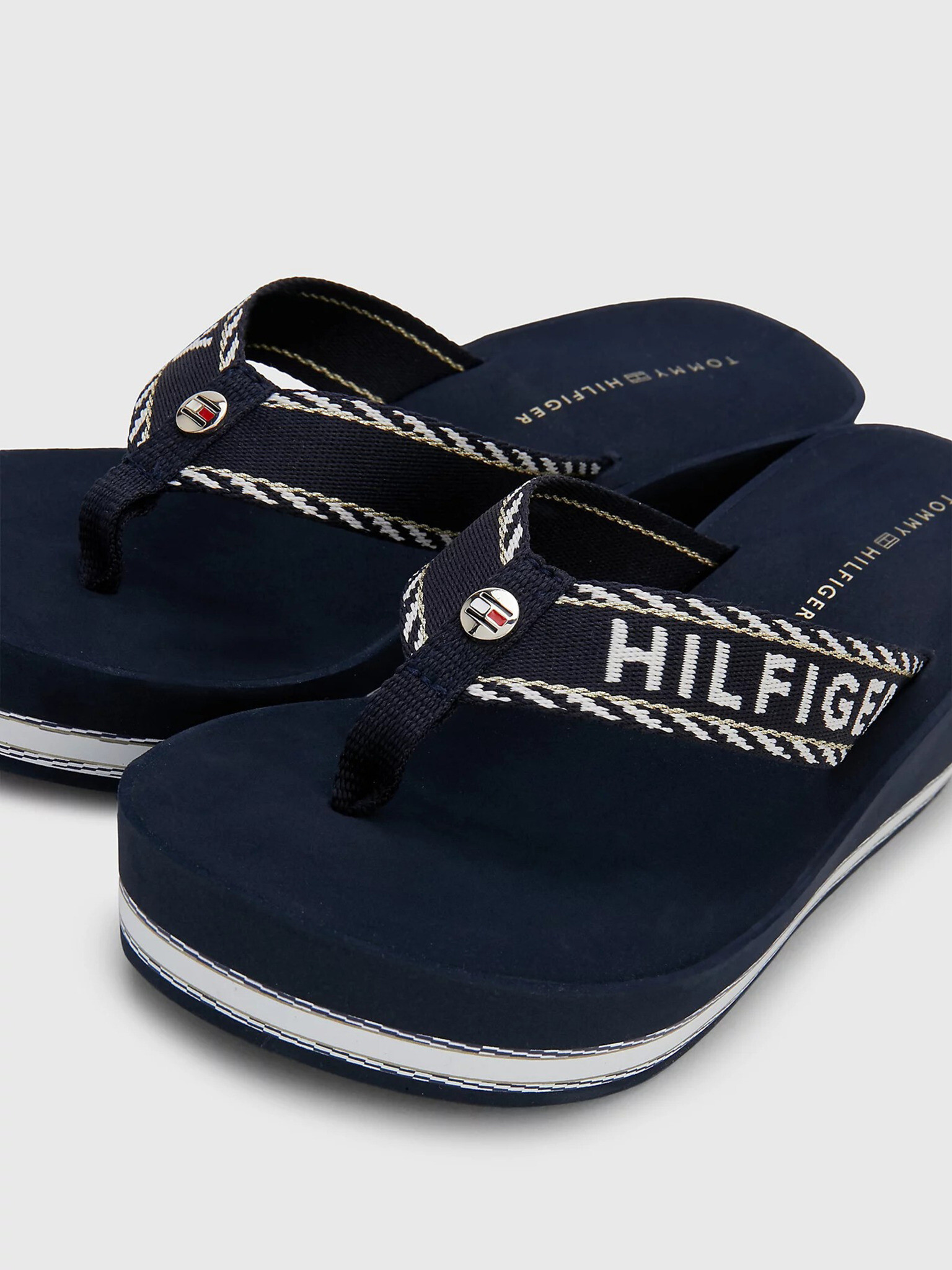 Tommy Hilfiger Șlapi Albastru - Pled.ro