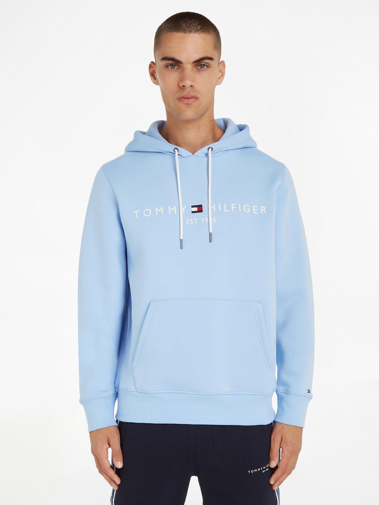 Tommy Hilfiger Tommy Logo Hoody Hanorac Albastru - Pled.ro