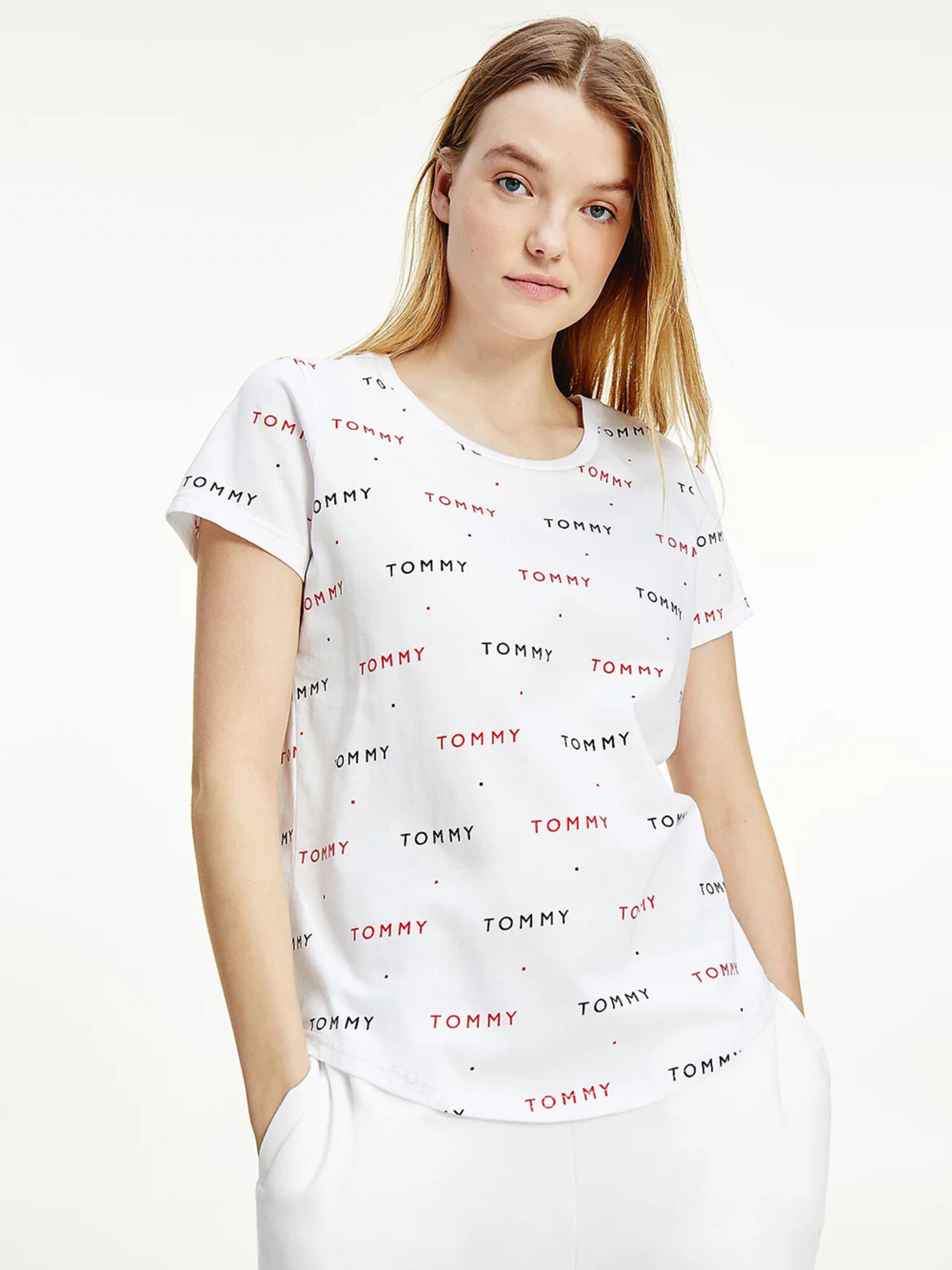 Tommy Hilfiger Tricou Alb - Pled.ro