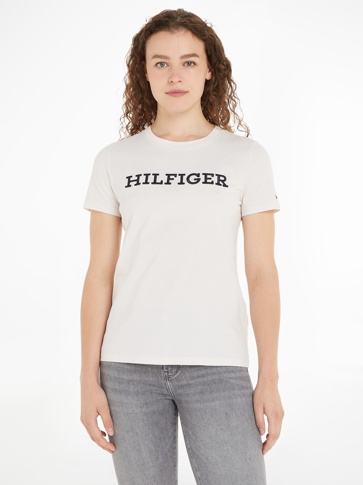 Tommy Hilfiger Tricou Alb - Pled.ro