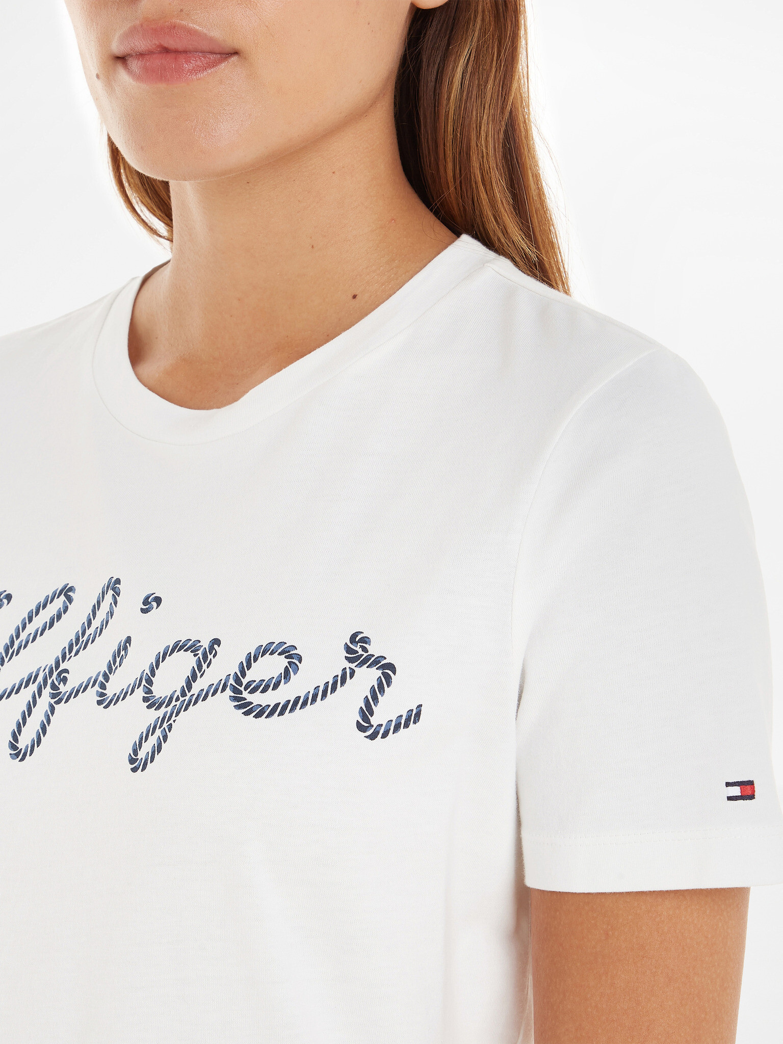 Tommy Hilfiger Tricou Alb - Pled.ro