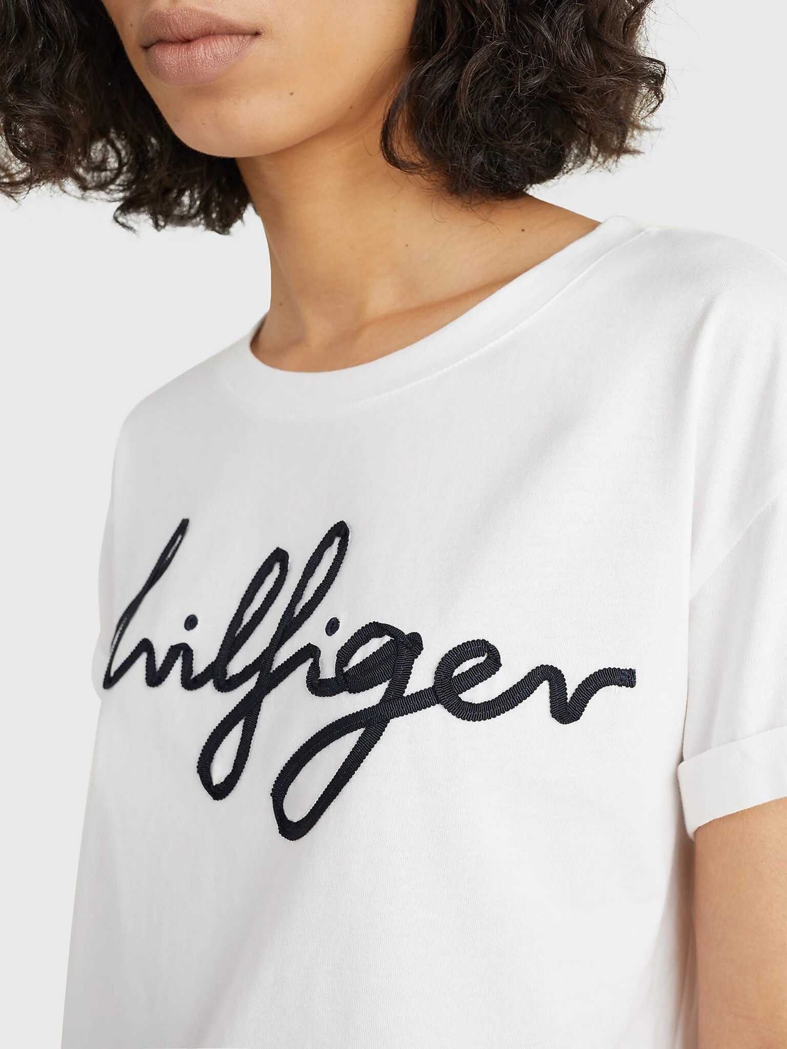 Tommy Hilfiger Tricou Alb - Pled.ro