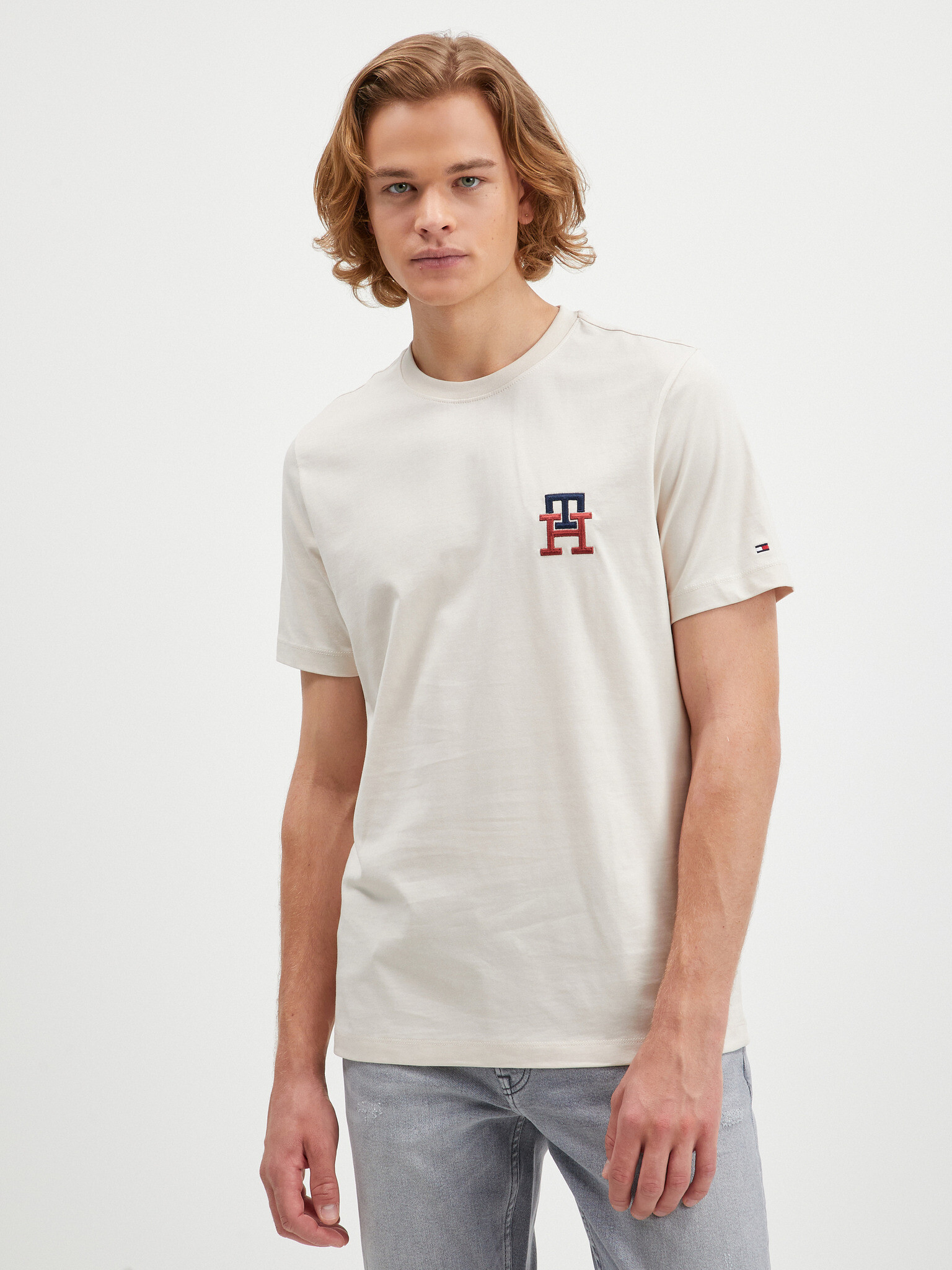 Tommy Hilfiger Tricou Bej - Pled.ro