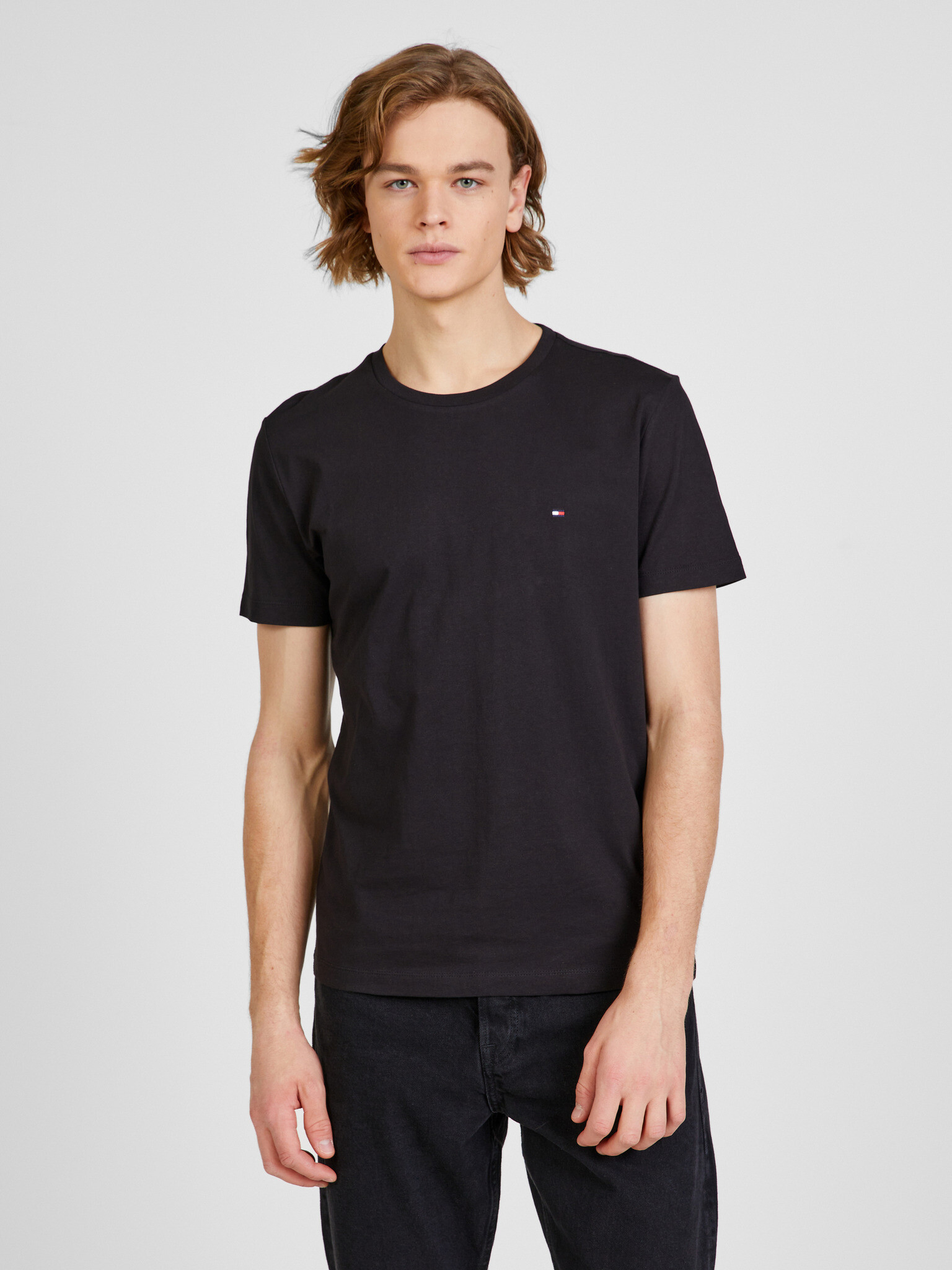 Tommy Hilfiger Tricou Negru - Pled.ro