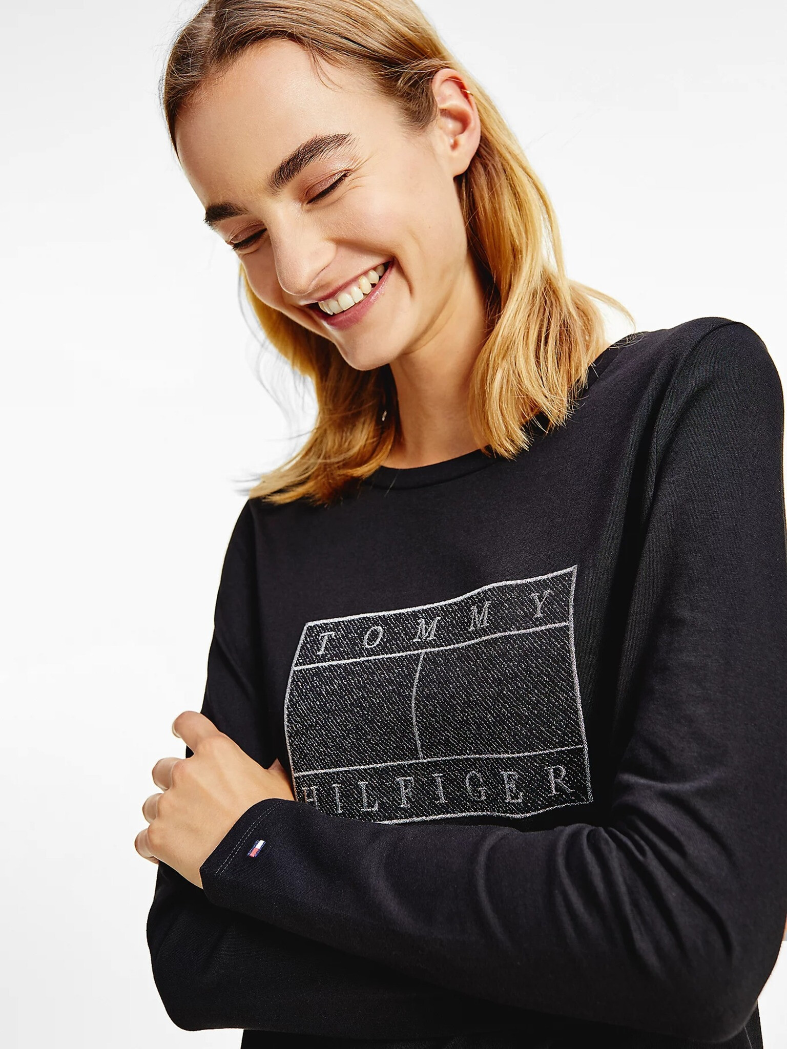 Tommy Hilfiger Tricou Negru - Pled.ro