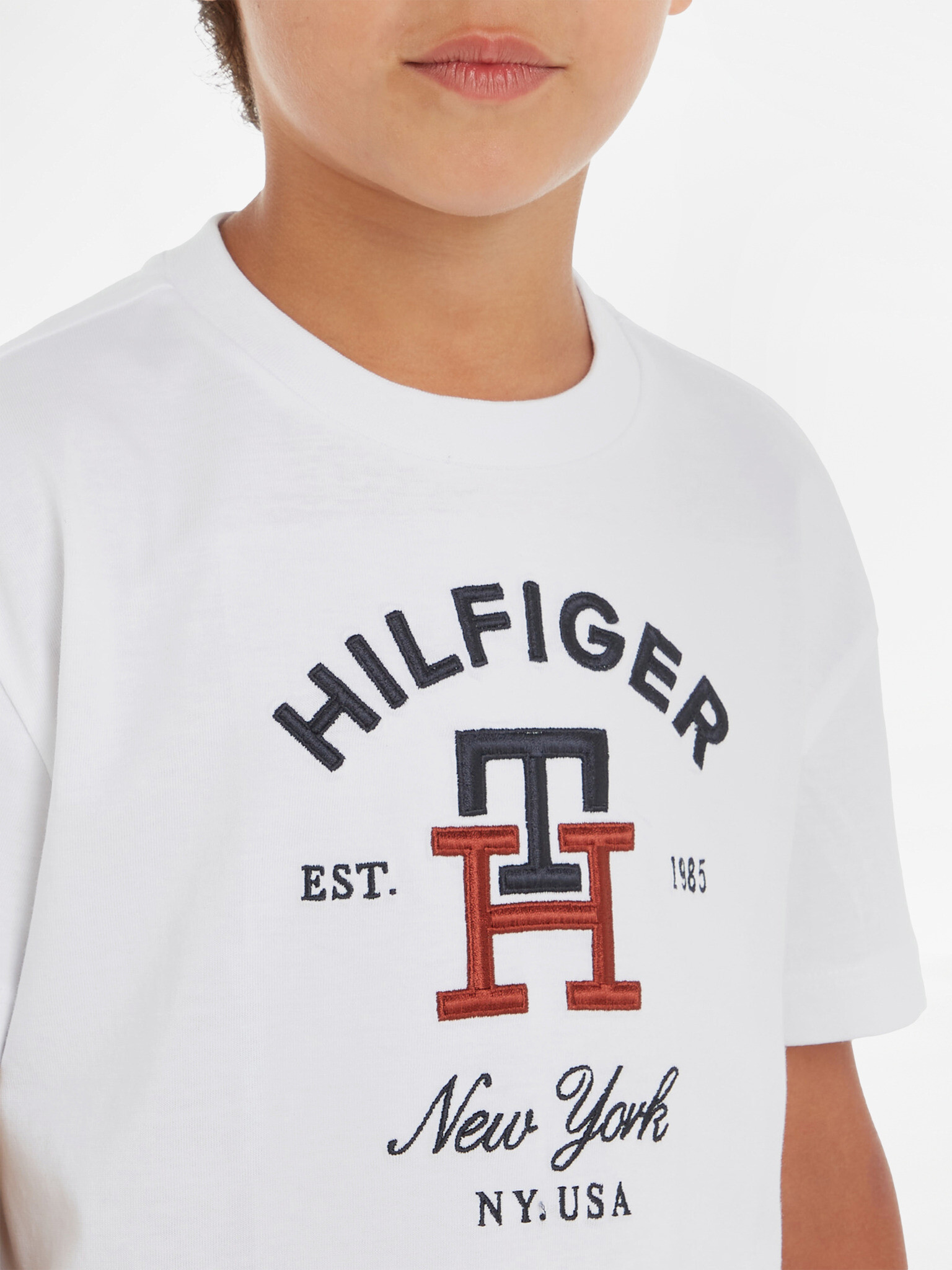 Tommy Hilfiger Tricou pentru copii Alb - Pled.ro