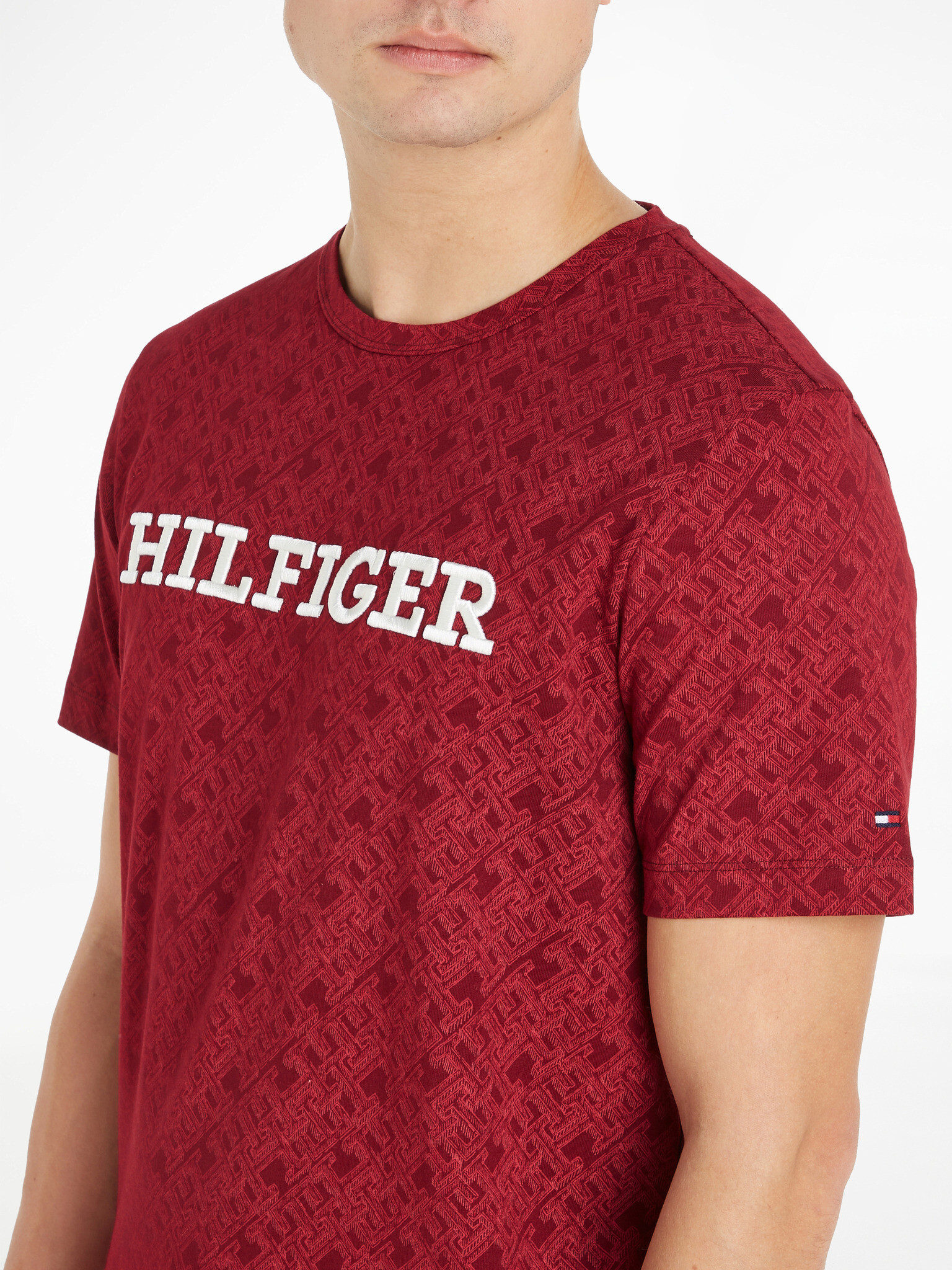 Tommy Hilfiger Tricou Roșu - Pled.ro