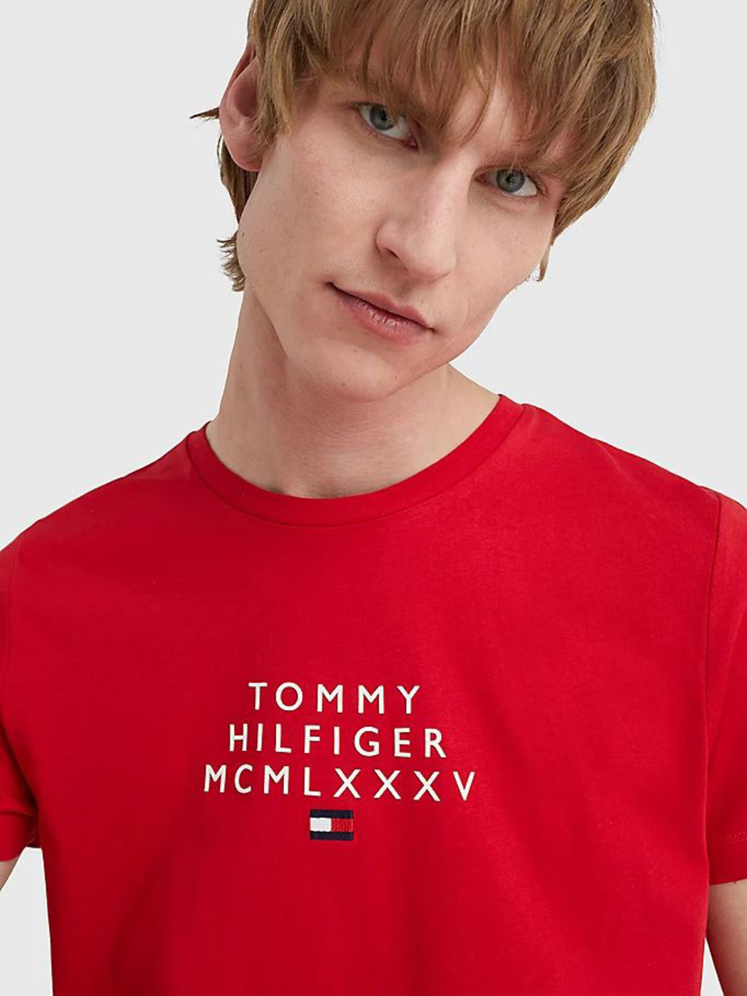 Tommy Hilfiger Tricou Roșu - Pled.ro